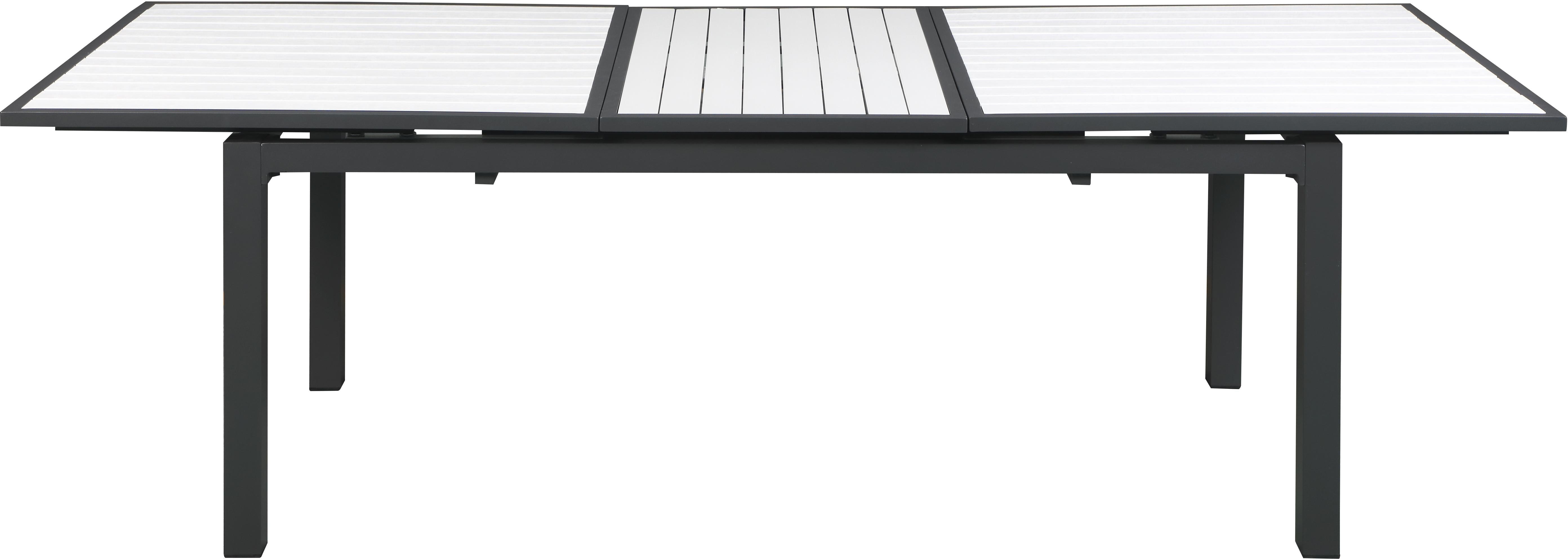 Nizuc White manufactured wood Outdoor Patio Aluminum Dining Table - Luxury Home Furniture (MI)