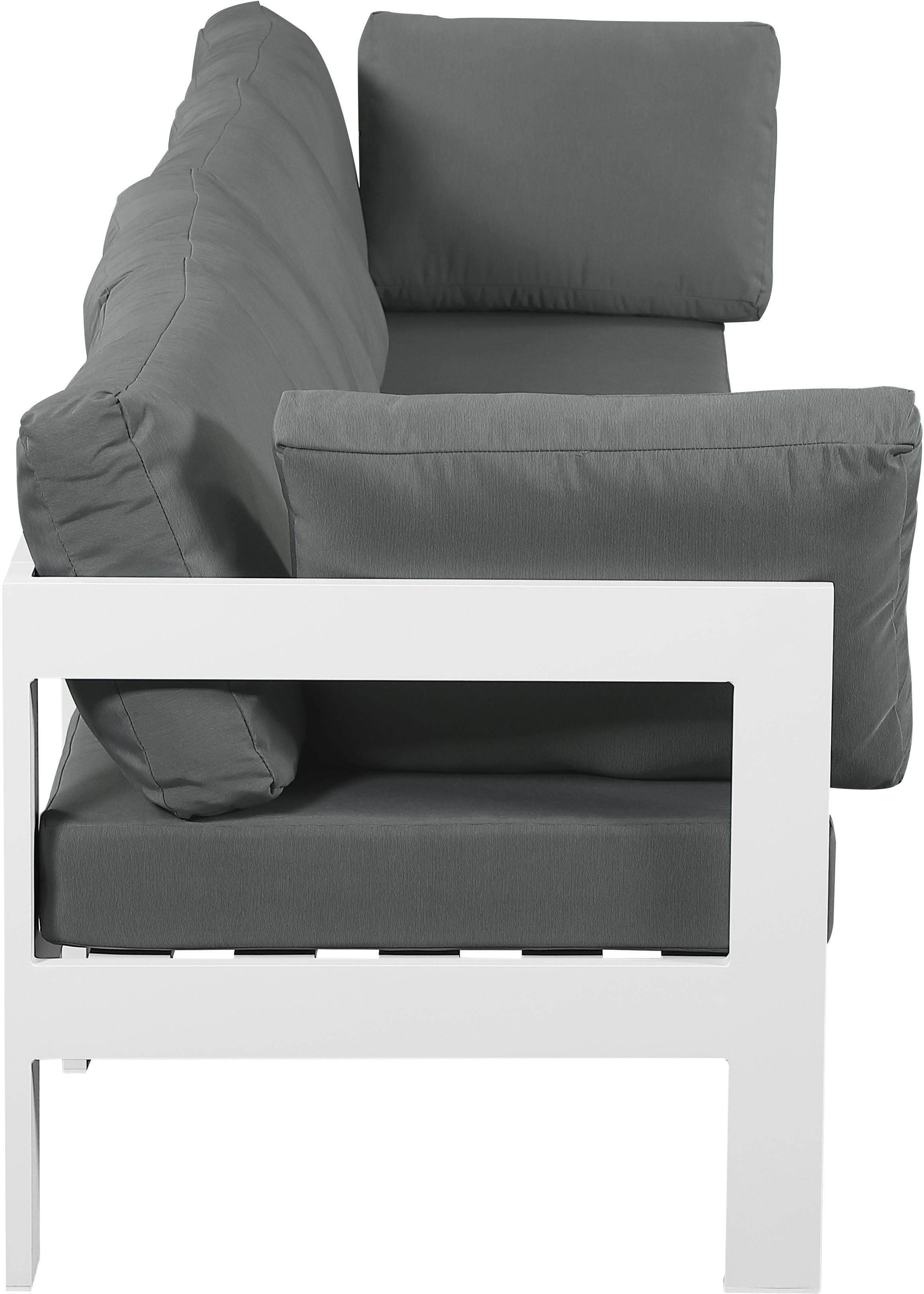 Nizuc Grey Waterproof Fabric Outdoor Patio Modular Sofa - Luxury Home Furniture (MI)