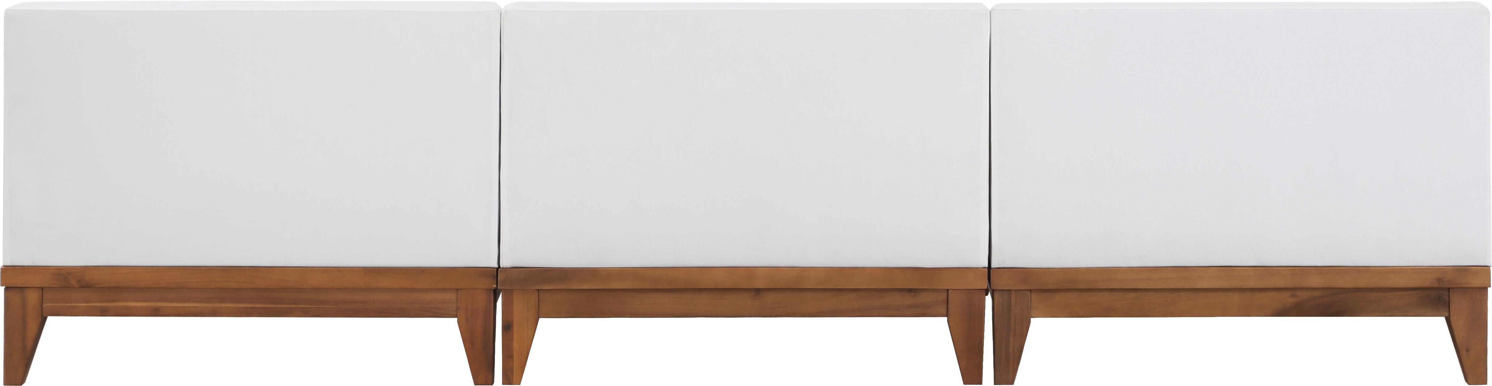 Rio Off White Waterproof Fabric Outdoor Patio Modular Sofa - Luxury Home Furniture (MI)