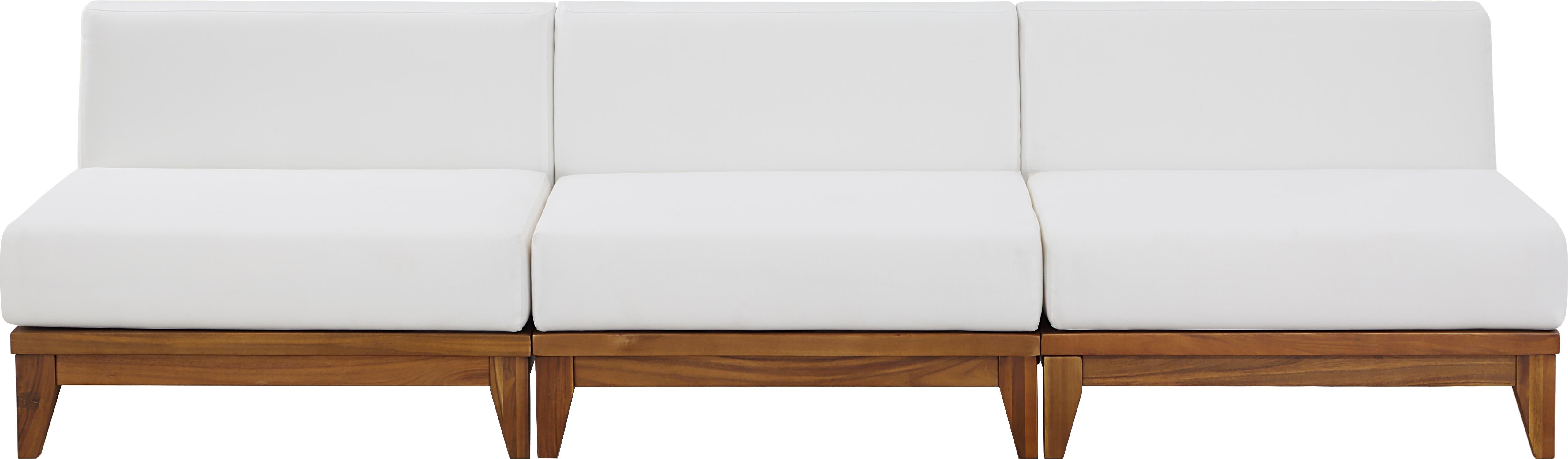 Rio Off White Waterproof Fabric Outdoor Patio Modular Sofa - Luxury Home Furniture (MI)