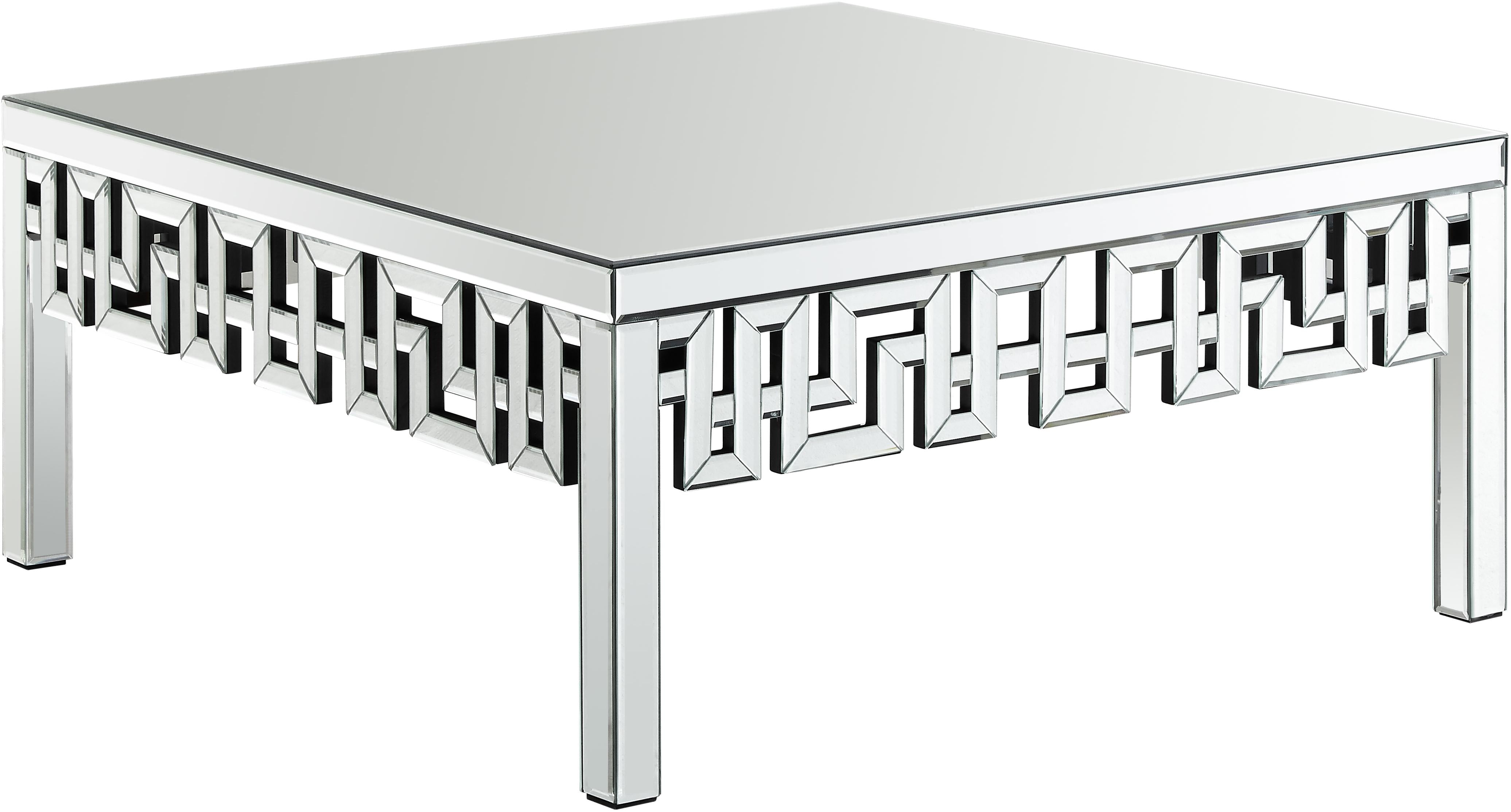 Aria Mirrored Coffee Table - Luxury Home Furniture (MI)