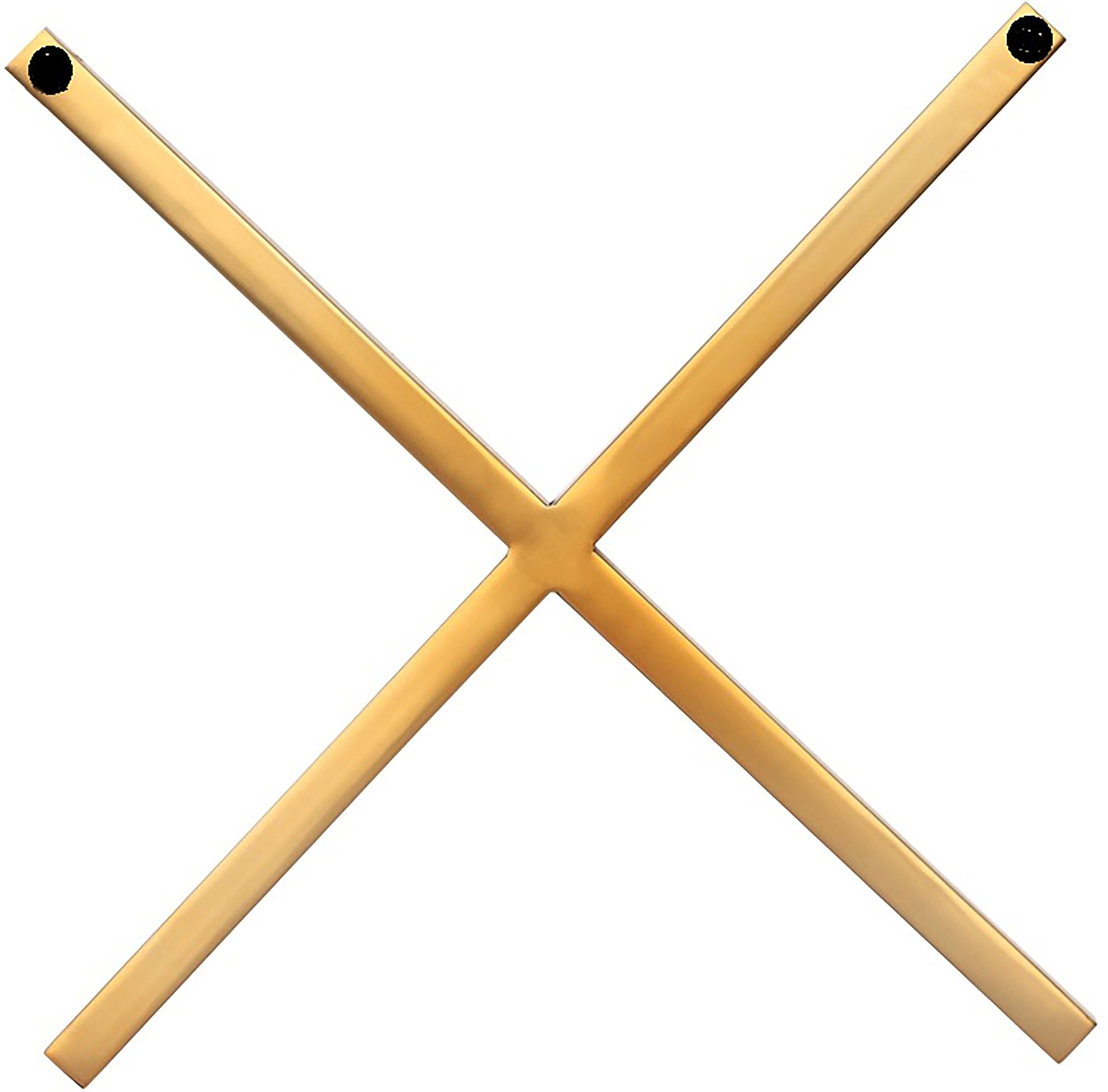 XOXO Gold Stainless Steel Wall Decor - Luxury Home Furniture (MI)