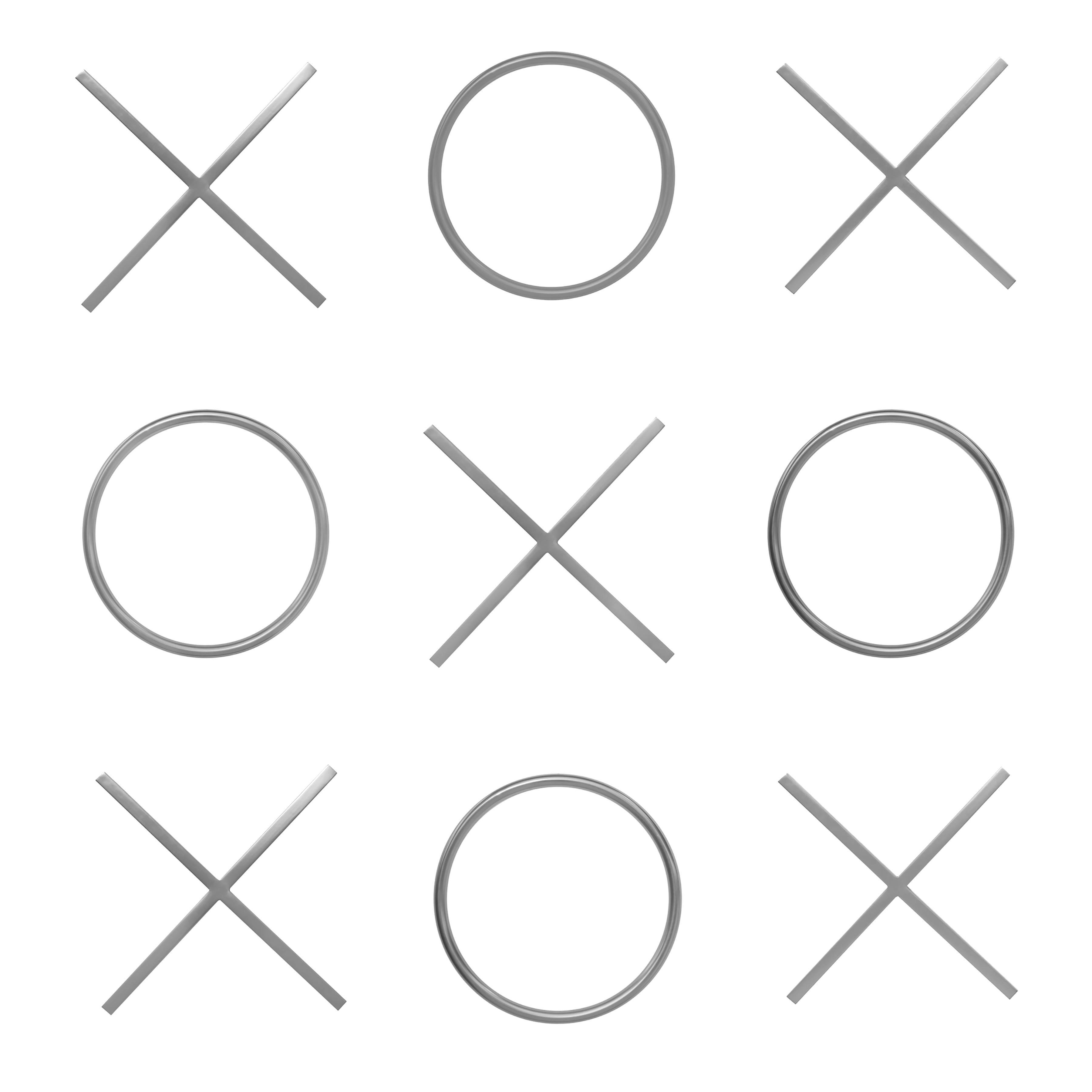 XOXO Chrome Stainless Steel Wall Decor - Luxury Home Furniture (MI)