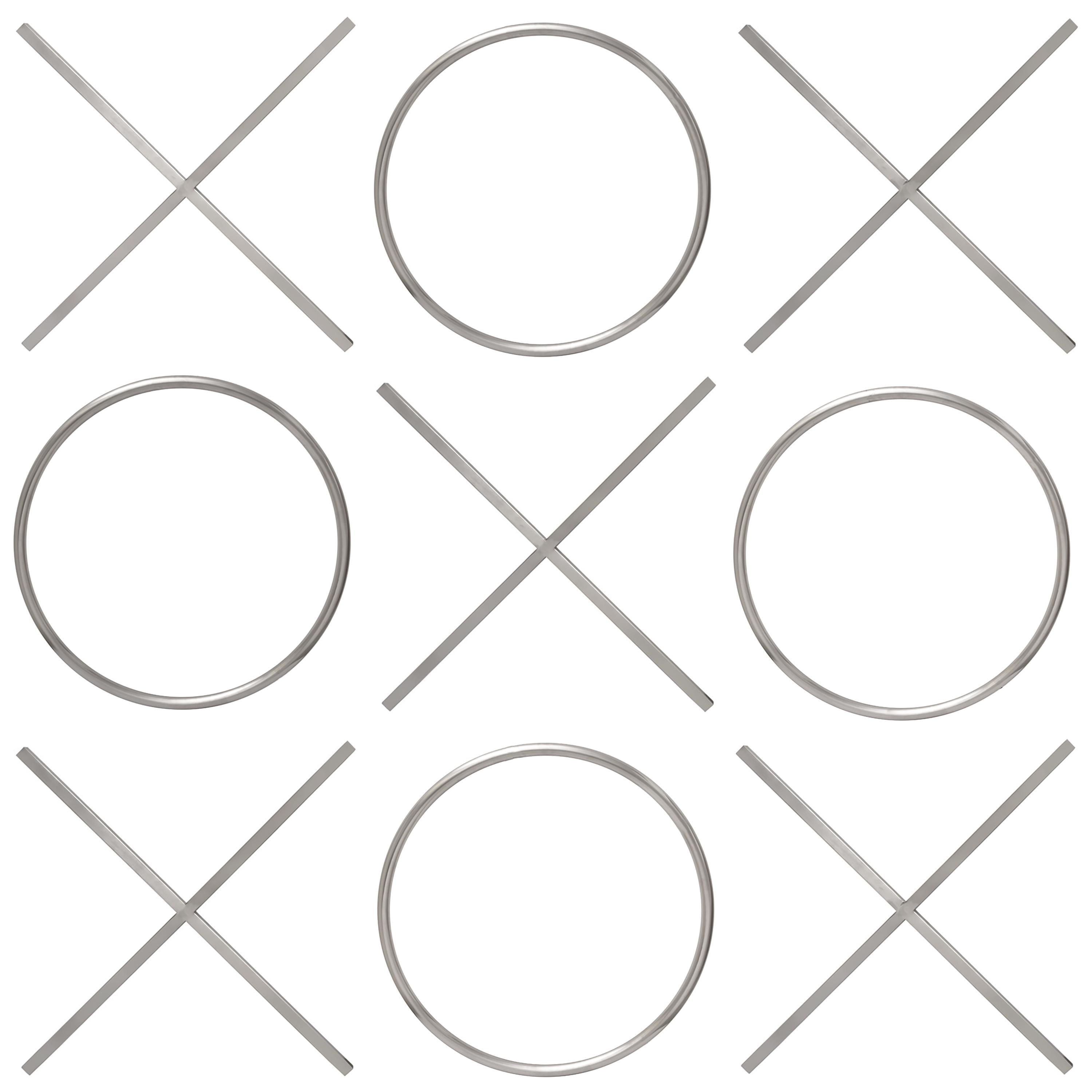 XOXO Chrome Stainless Steel Wall Decor - Luxury Home Furniture (MI)