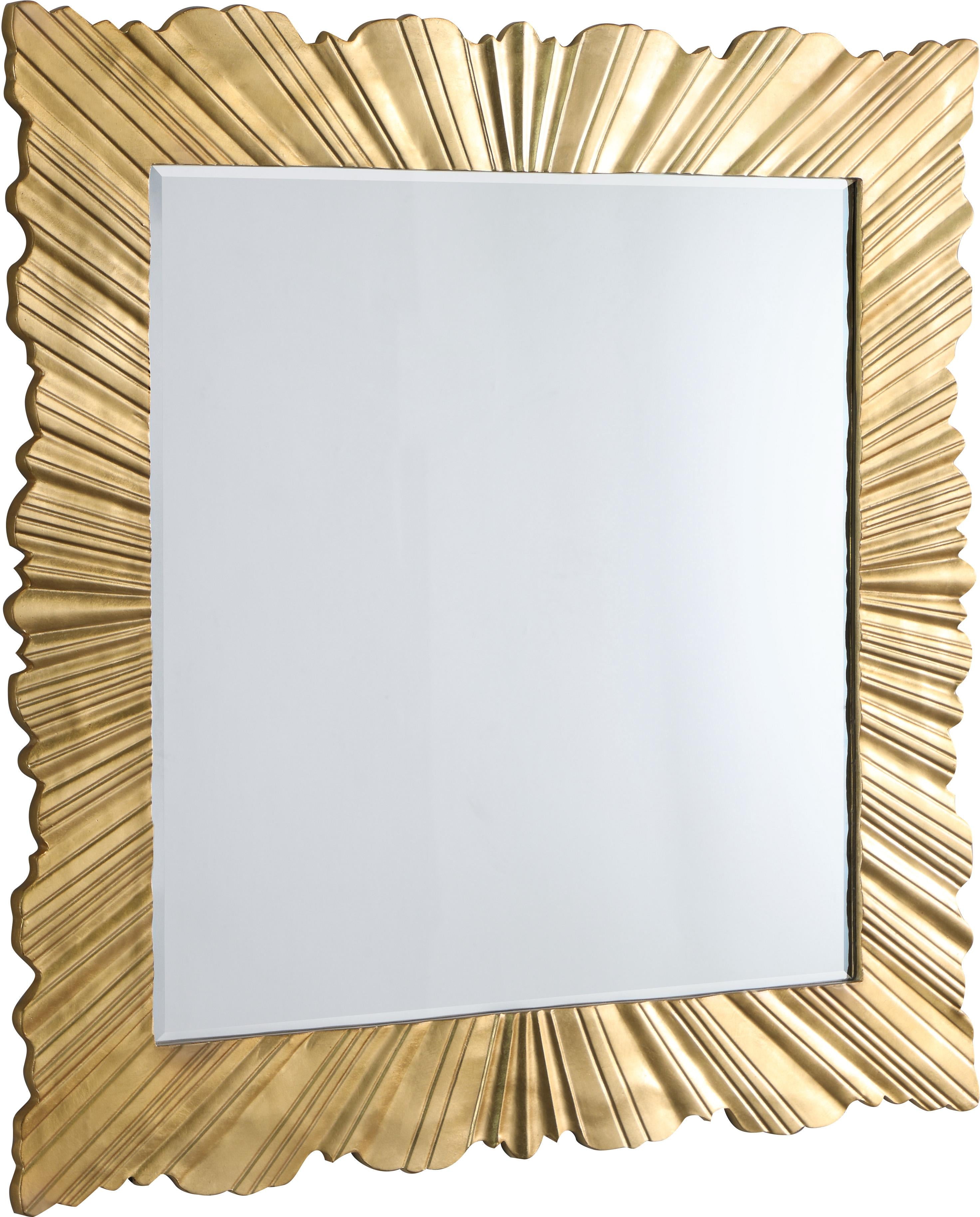 Golda Gold Leaf Mirror - Luxury Home Furniture (MI)