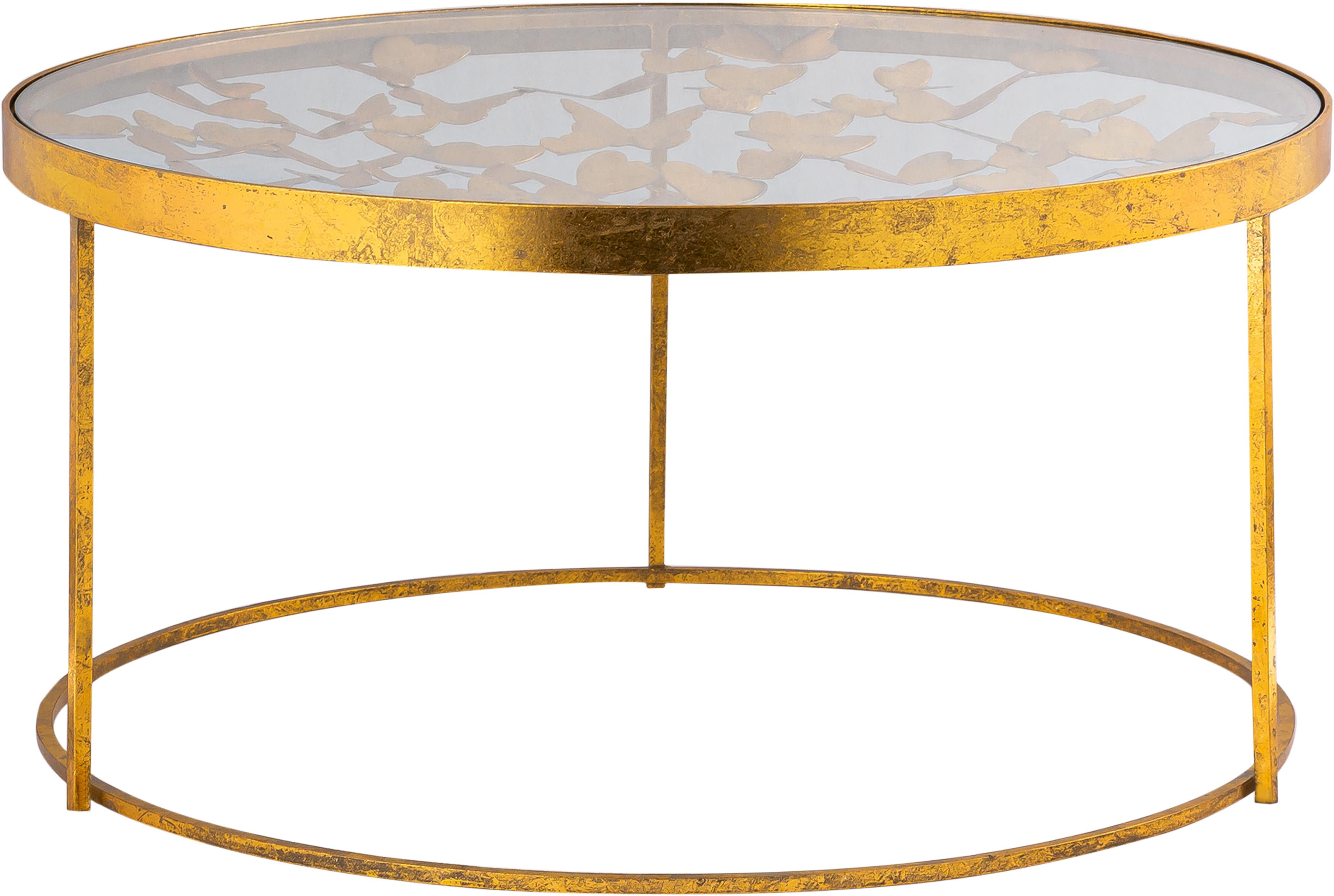 Butterfly Gold Coffee Table - Luxury Home Furniture (MI)