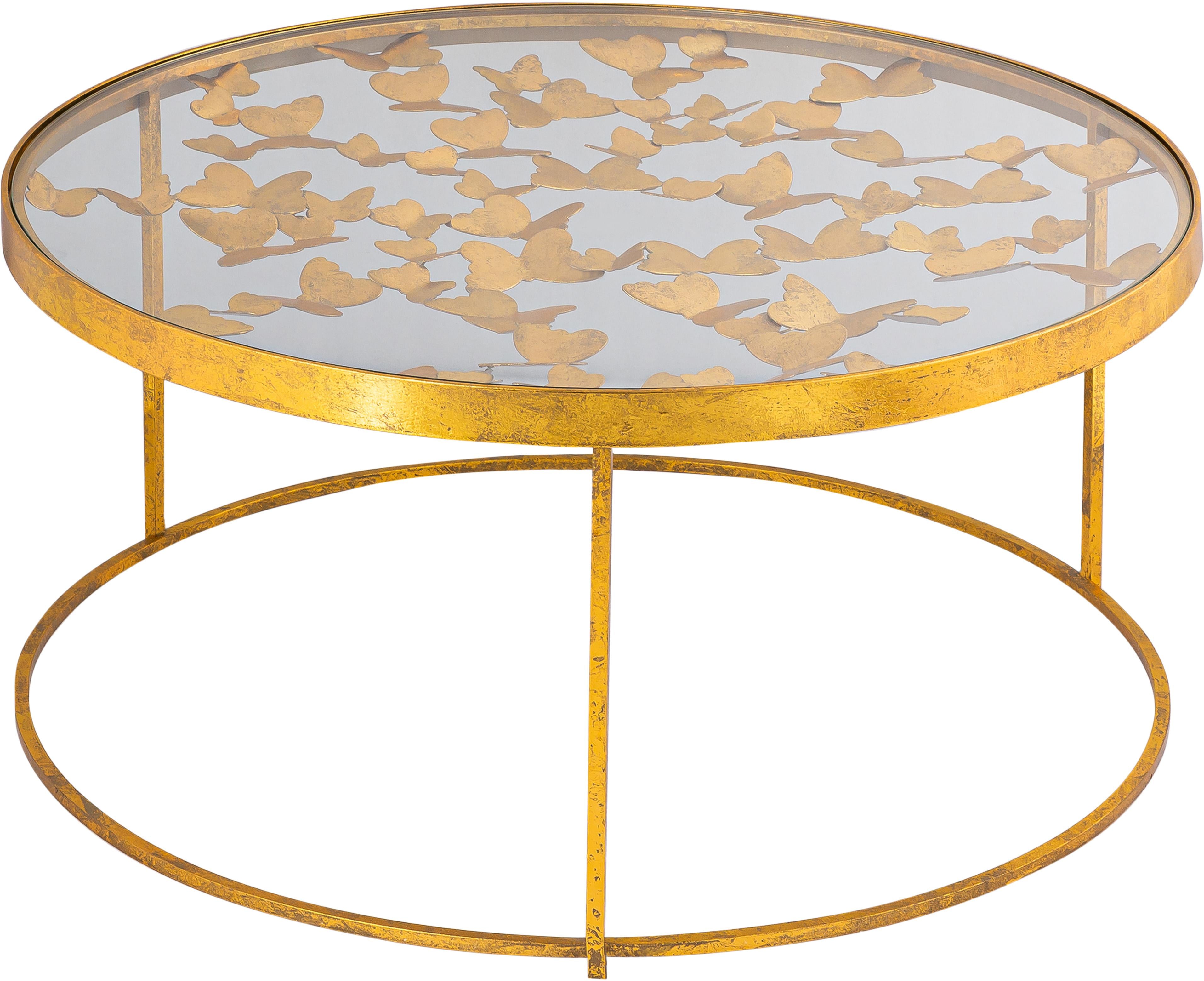 Butterfly Gold Coffee Table - Luxury Home Furniture (MI)