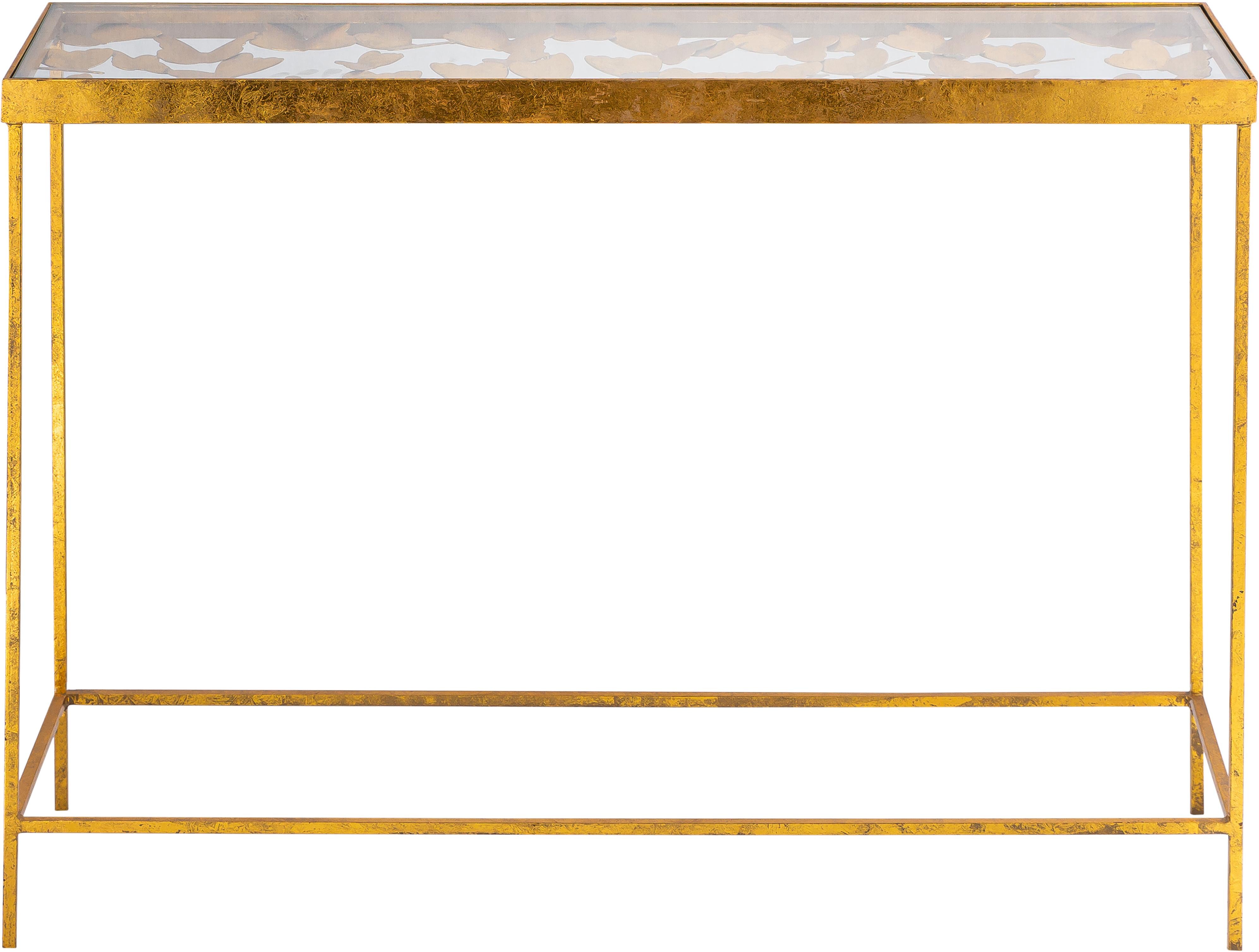 Butterfly Gold Console Table - Luxury Home Furniture (MI)