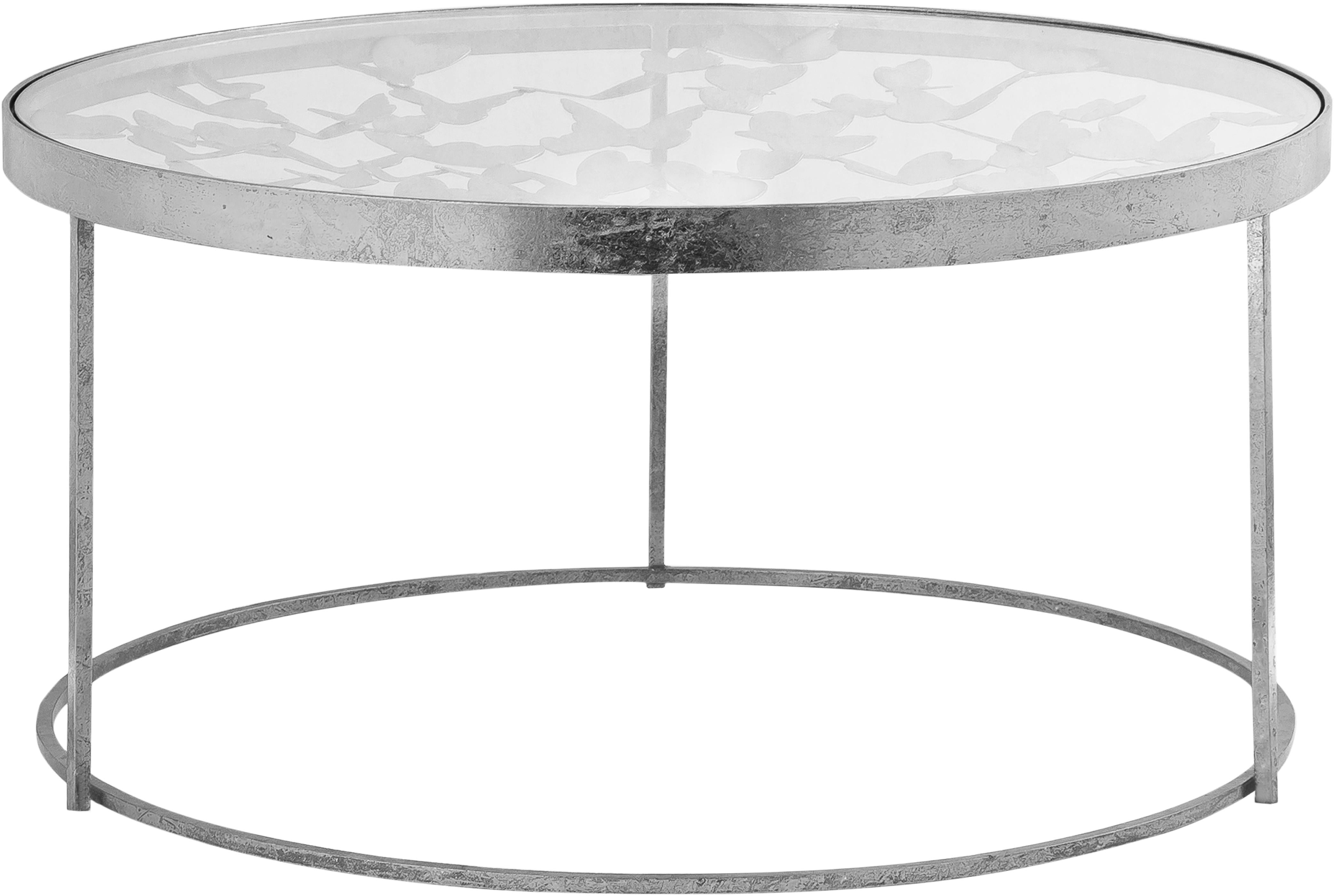 Butterfly Silver Coffee Table - Luxury Home Furniture (MI)