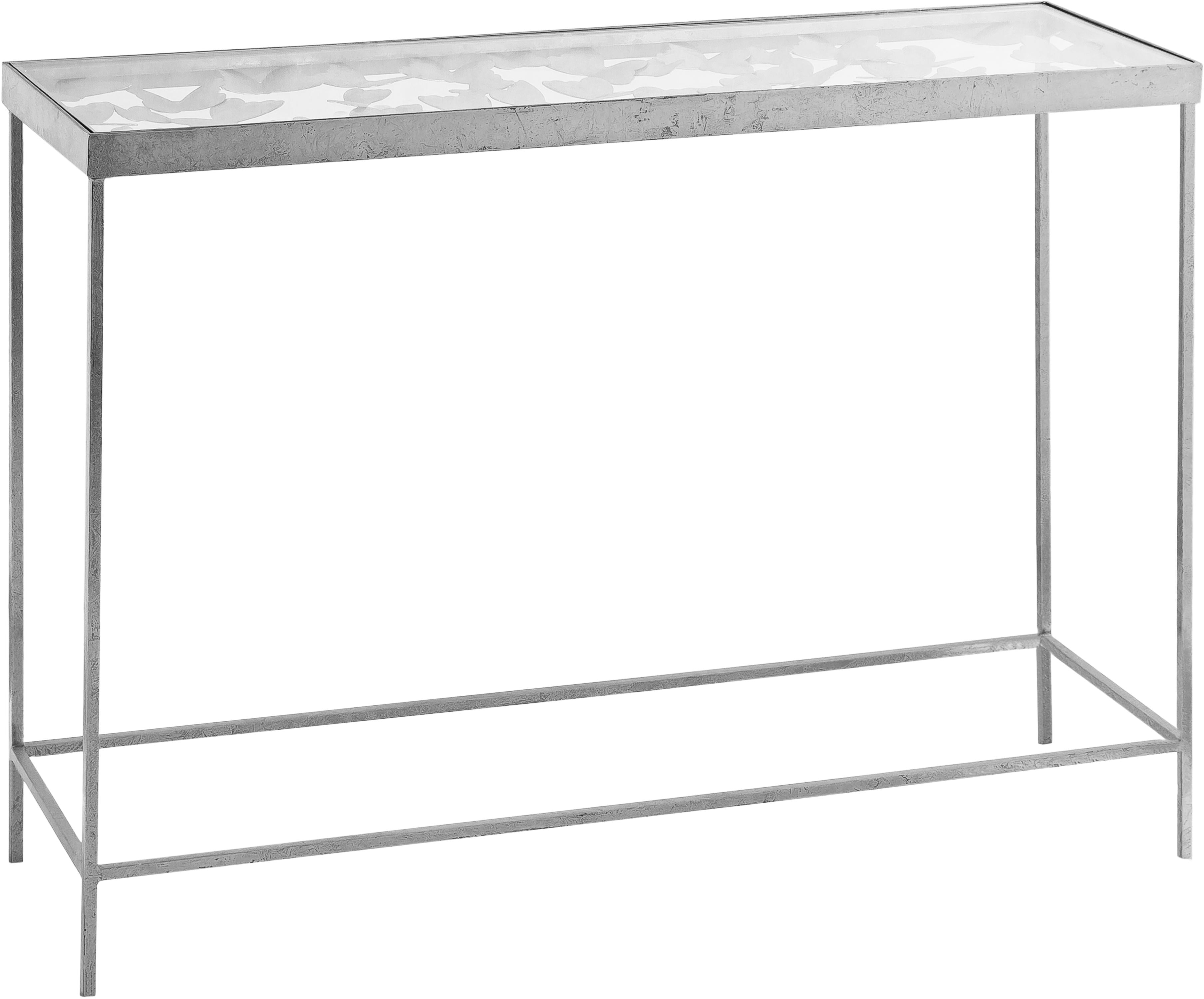 Butterfly Silver Console Table - Luxury Home Furniture (MI)