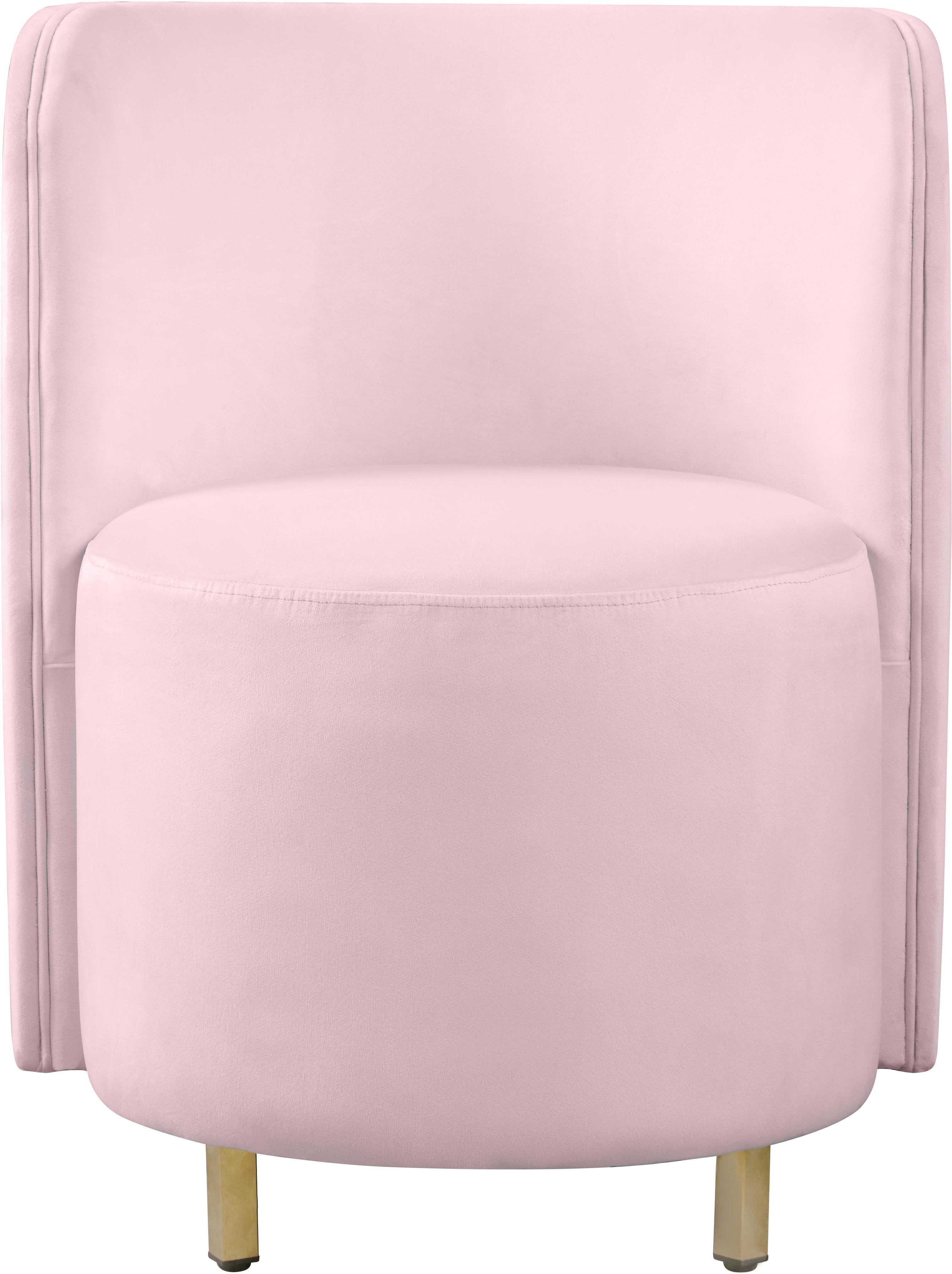 Rotunda Pink Velvet Accent Chair - Luxury Home Furniture (MI)