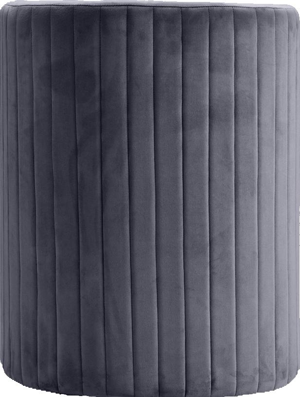 Selena Grey Velvet Accent Chair and Ottoman Set - Luxury Home Furniture (MI)