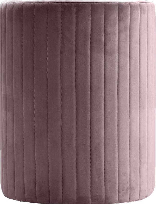 Selena Pink Velvet Accent Chair and Ottoman Set - Luxury Home Furniture (MI)