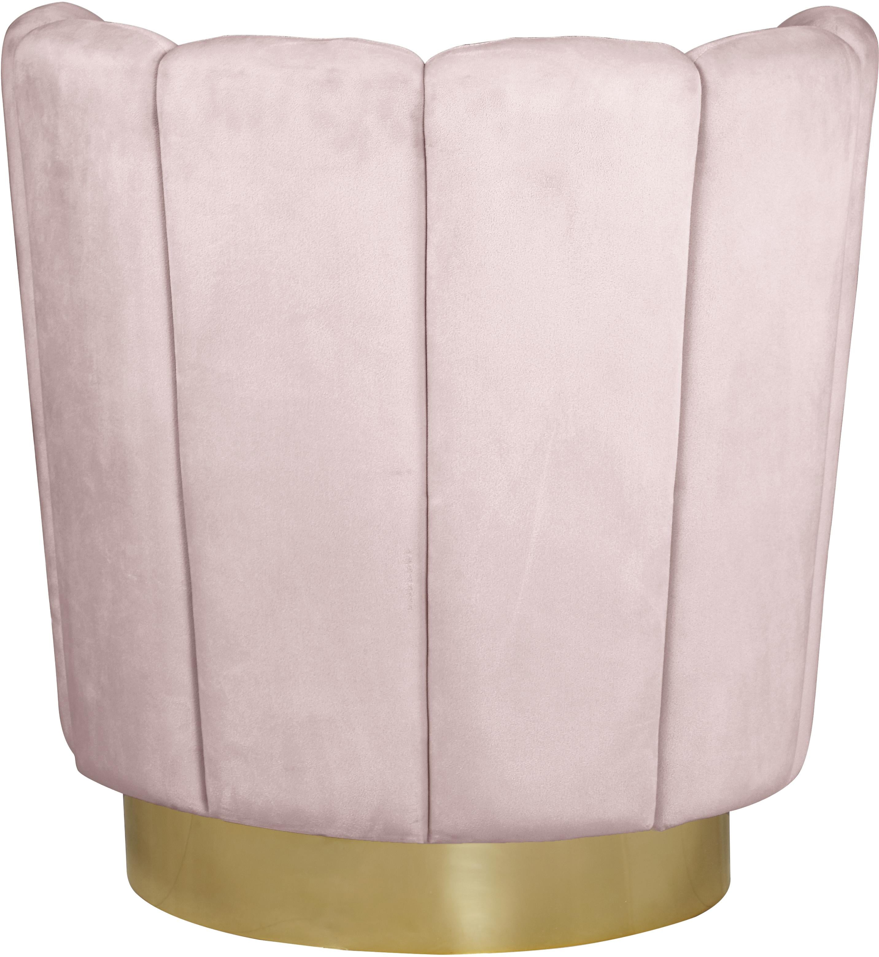 Lily Pink Velvet Accent Chair - Luxury Home Furniture (MI)