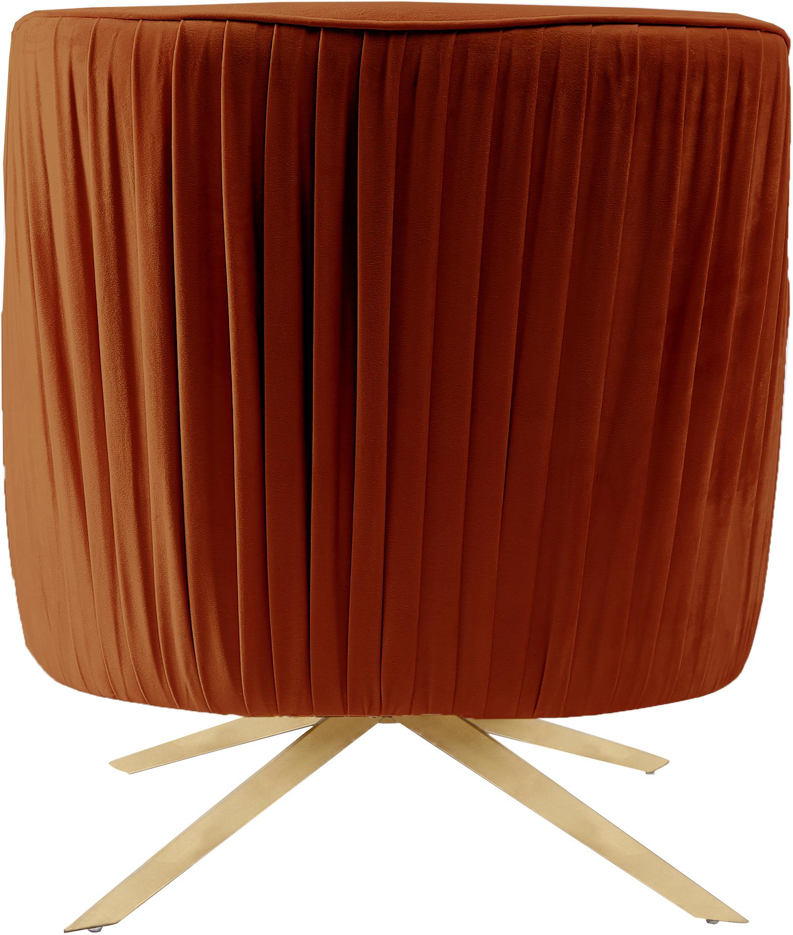 Paloma Cognac Velvet Accent Chair - Luxury Home Furniture (MI)