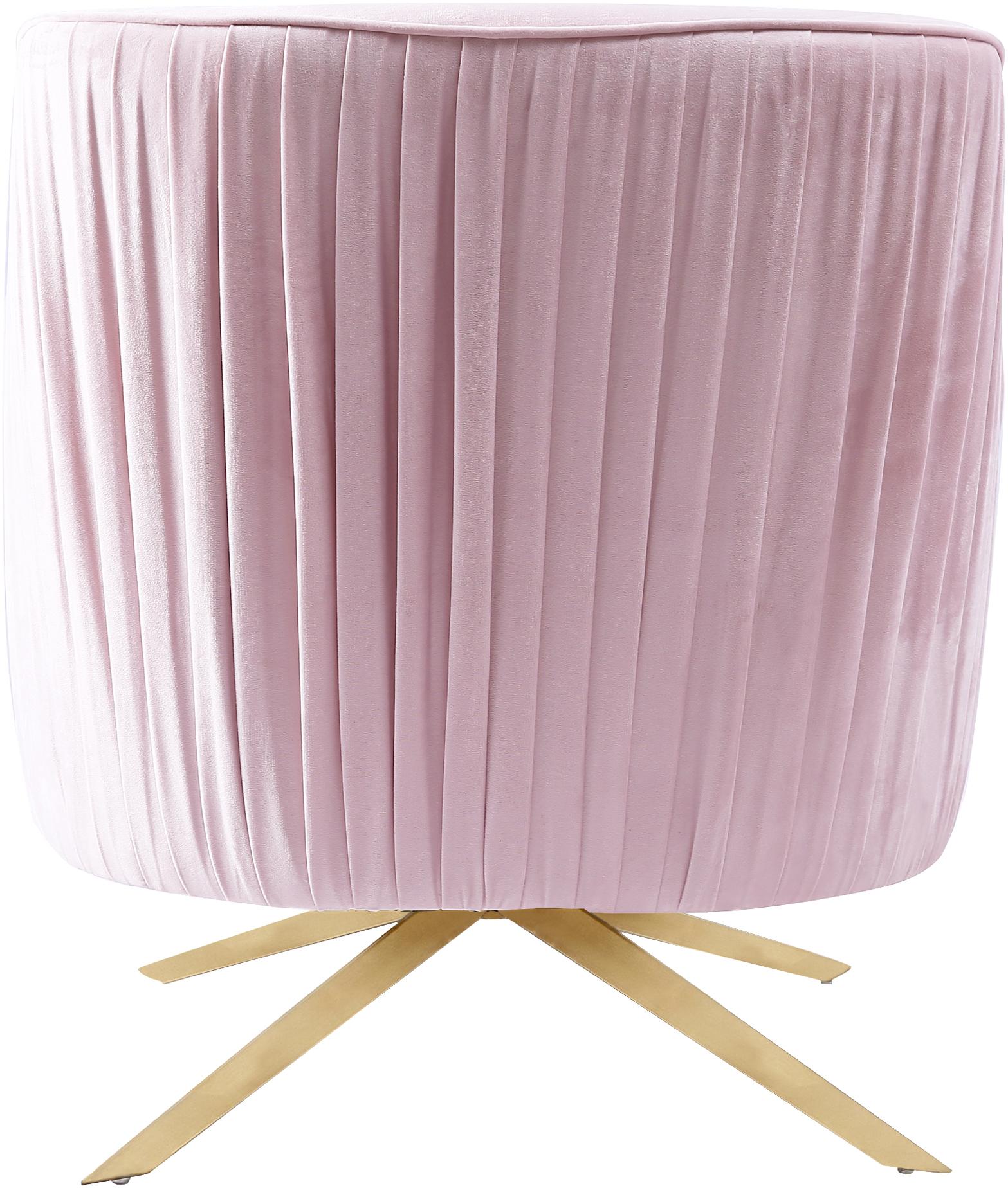 Paloma Pink Velvet Accent Chair - Luxury Home Furniture (MI)