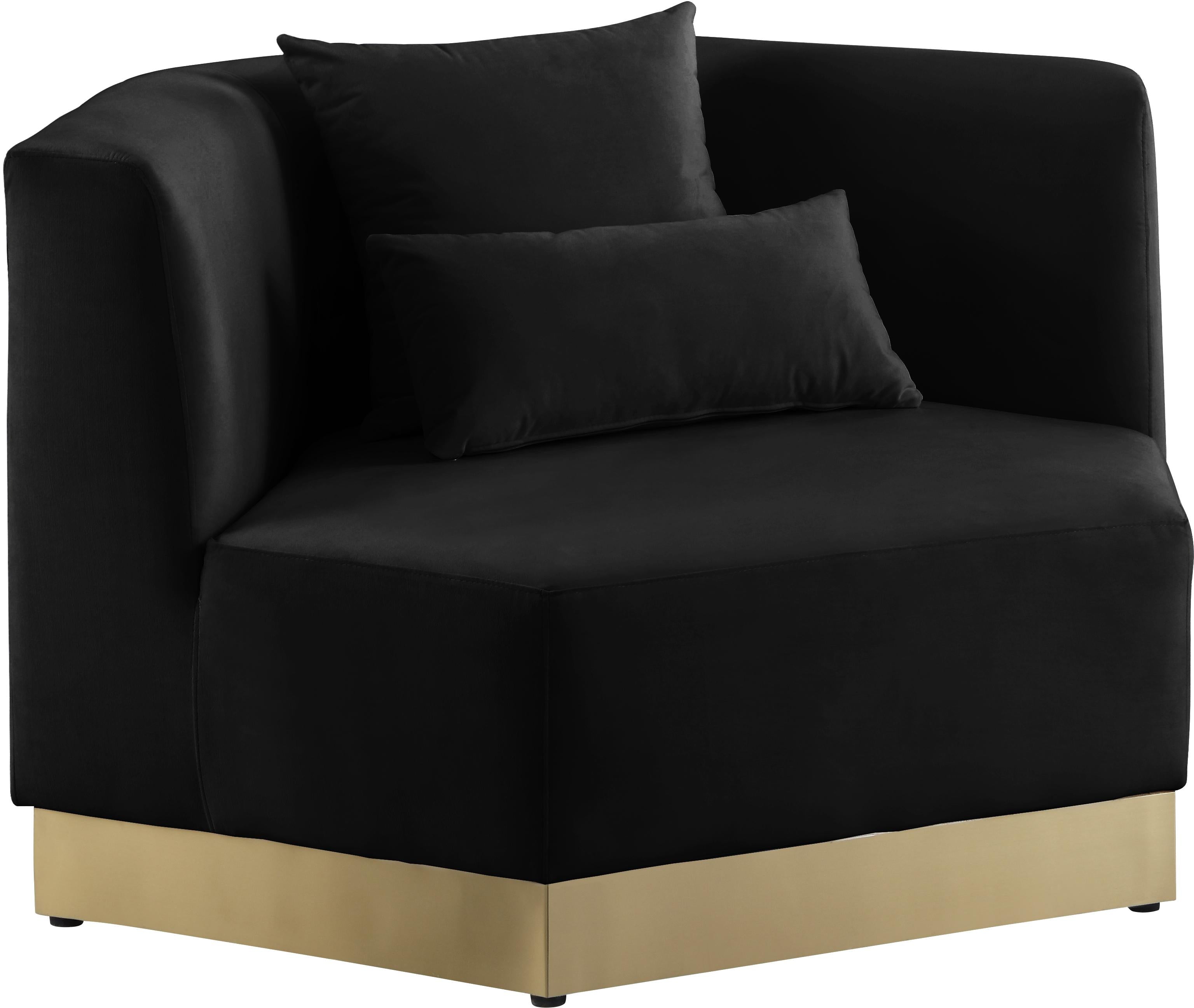 Marquis Black Velvet Chair - Luxury Home Furniture (MI)
