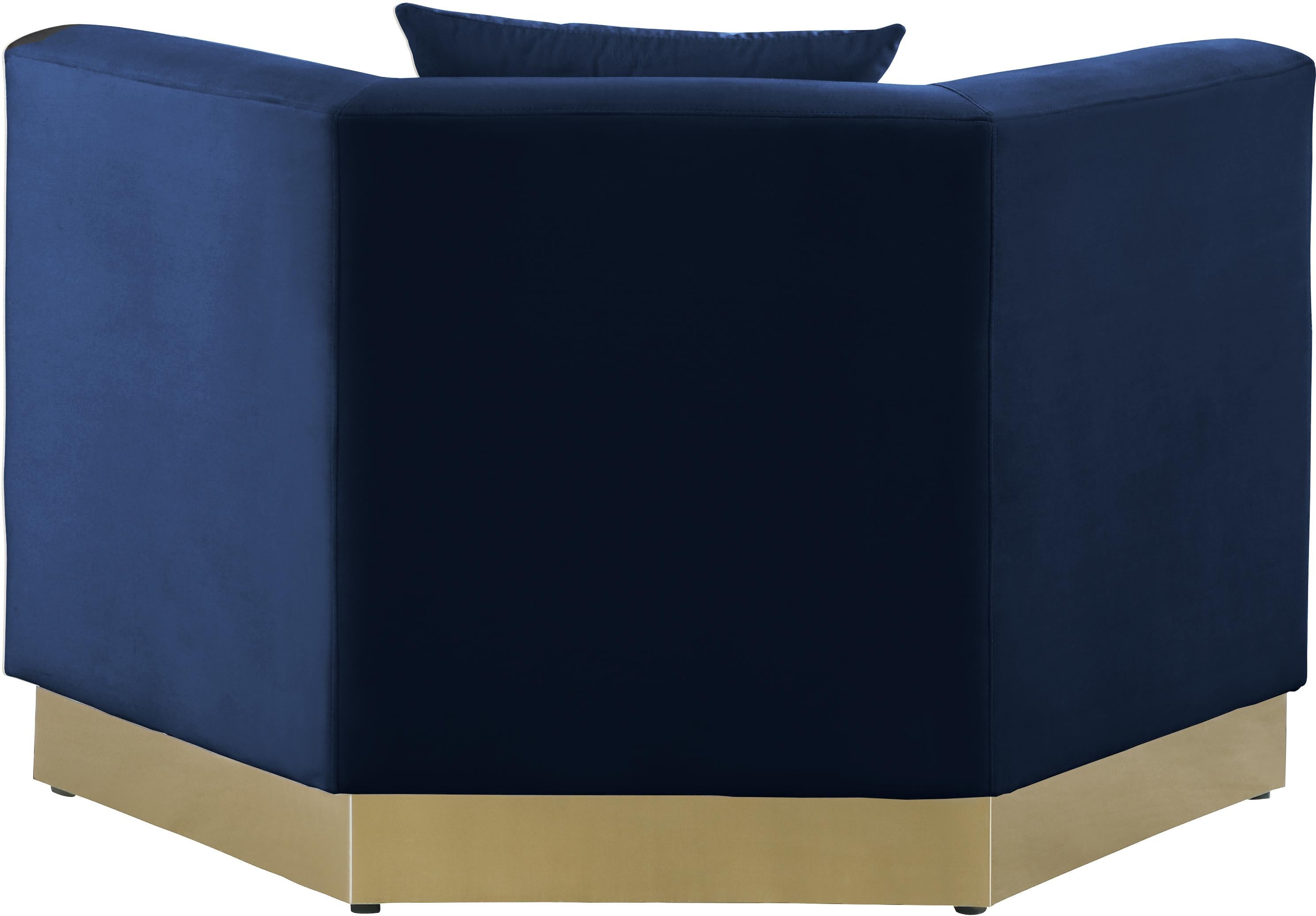 Marquis Navy Velvet Chair - Luxury Home Furniture (MI)