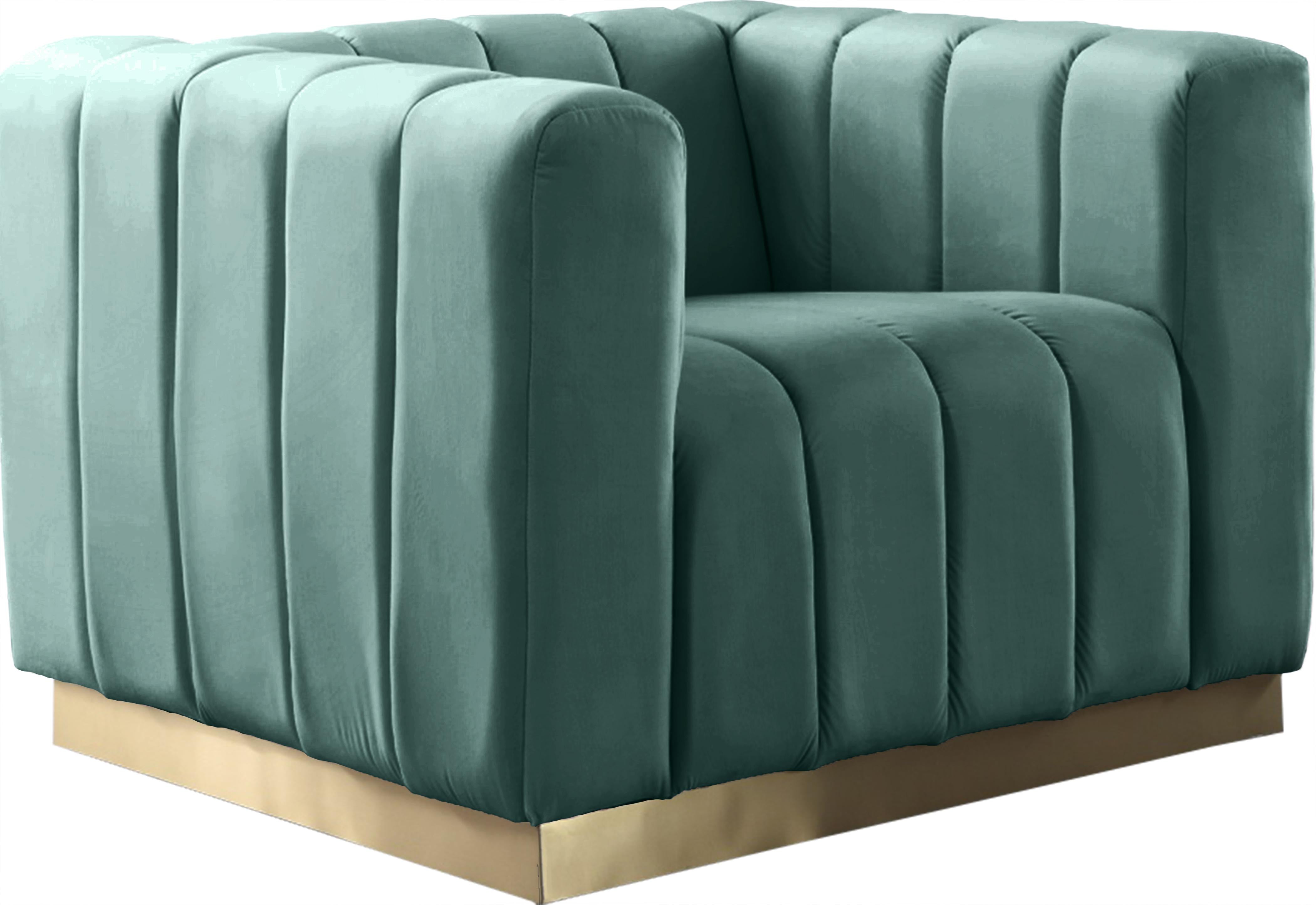 Marlon Mint Velvet Chair - Luxury Home Furniture (MI)