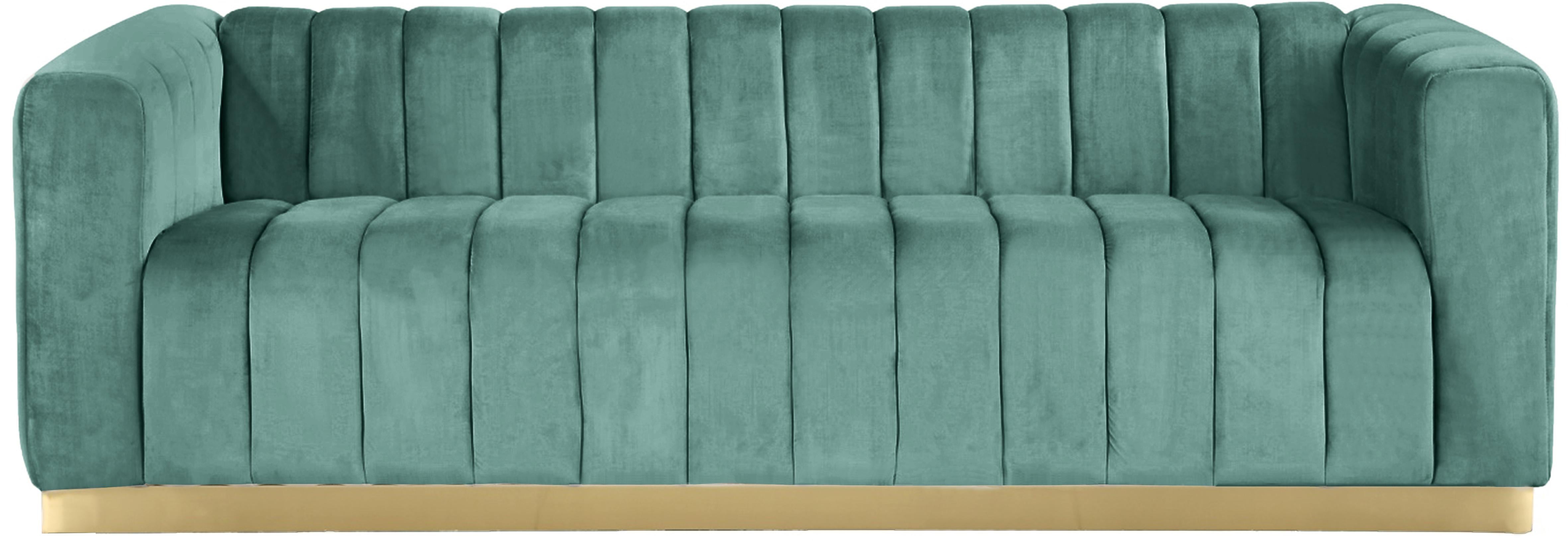 Marlon Mint Velvet Sofa - Luxury Home Furniture (MI)