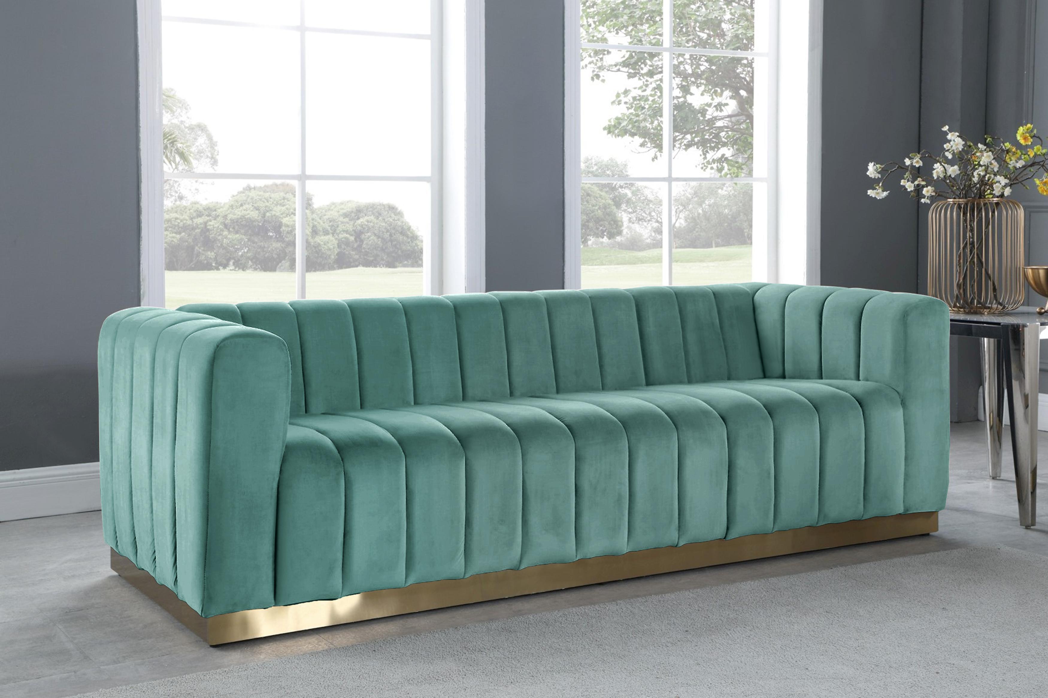 Marlon Mint Velvet Sofa - Luxury Home Furniture (MI)