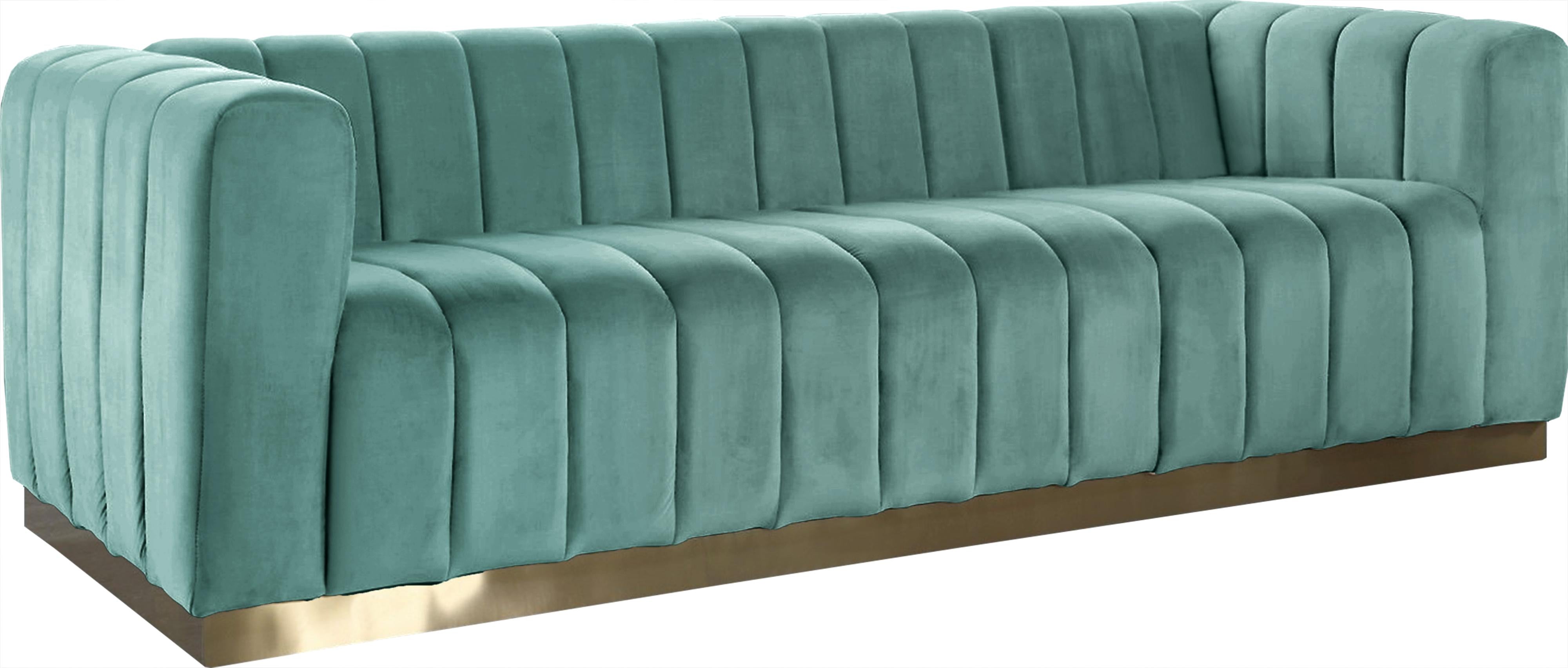 Marlon Mint Velvet Sofa - Luxury Home Furniture (MI)