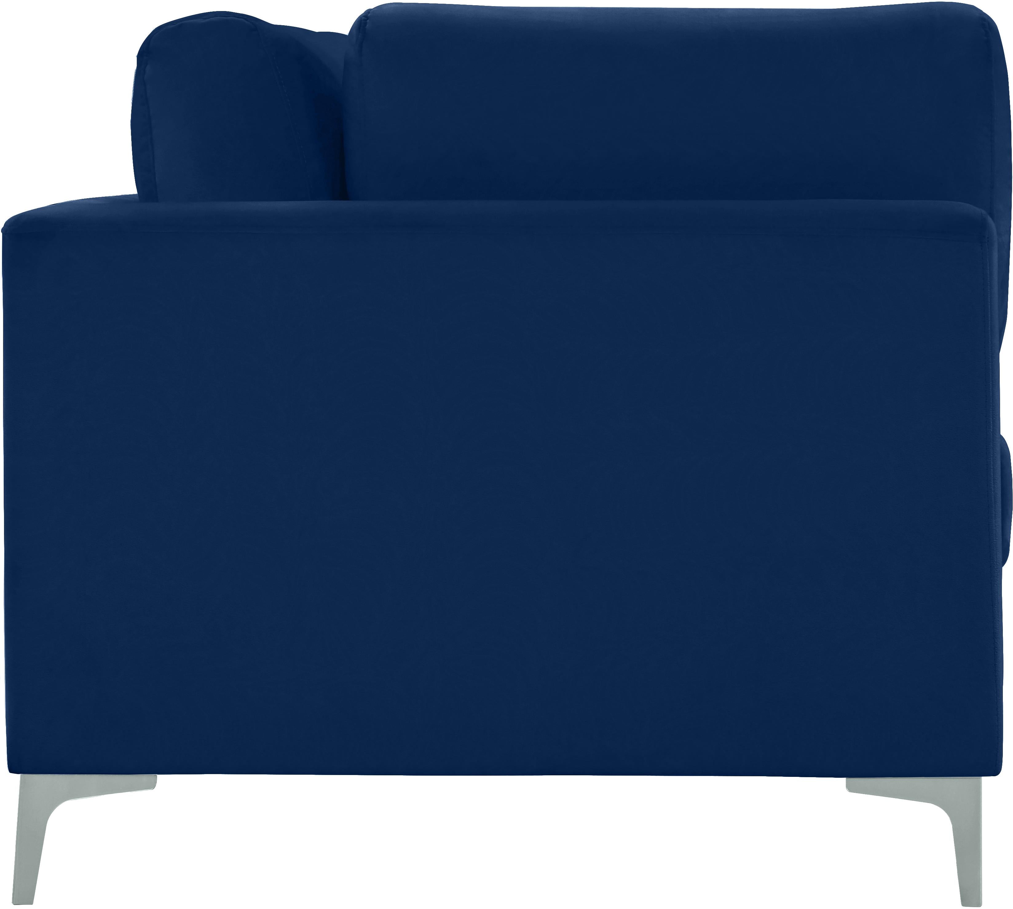 Julia Navy Velvet Modular Sofa (3 Boxes) - Luxury Home Furniture (MI)