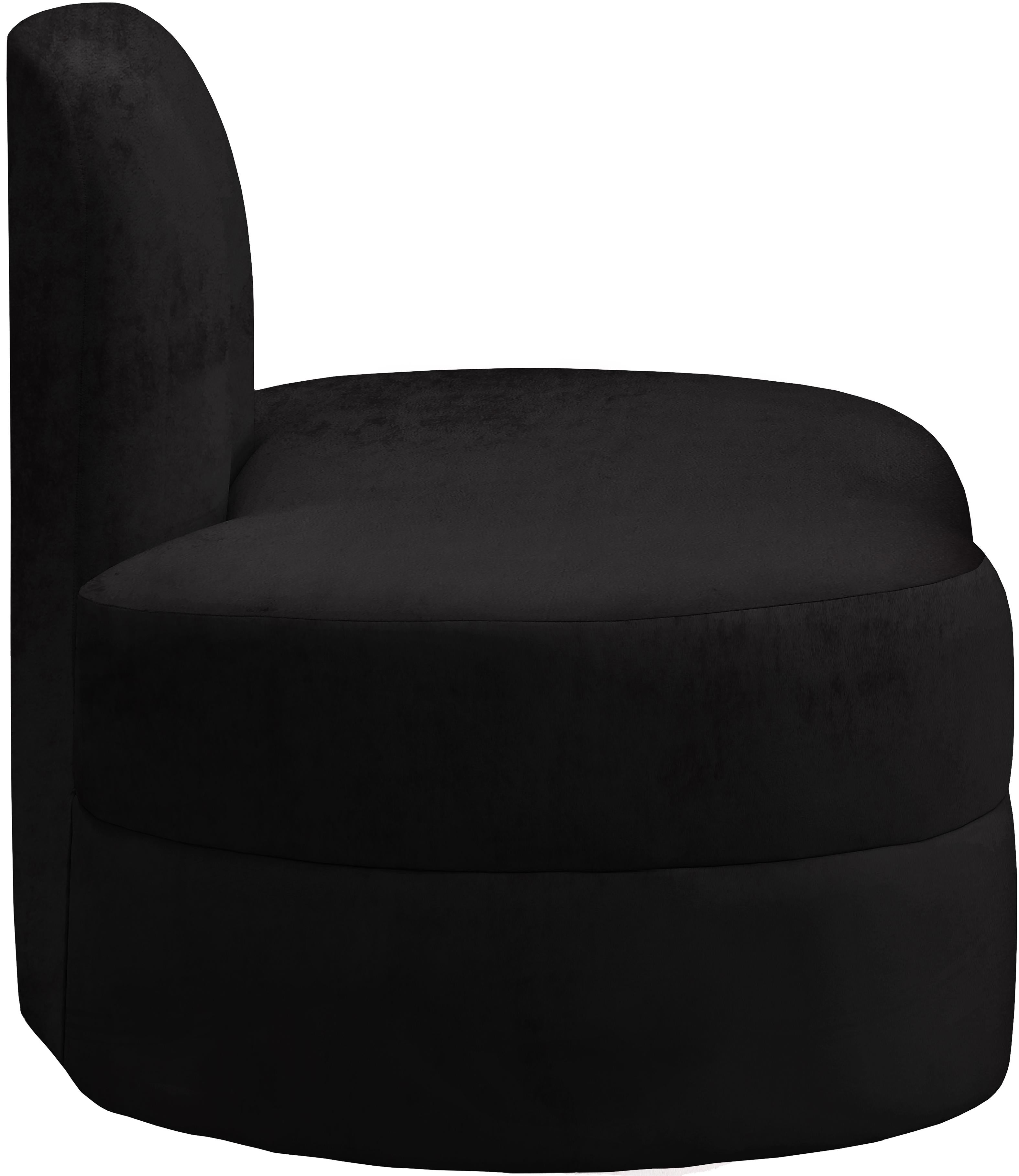 Mitzy Black Velvet Chair - Luxury Home Furniture (MI)