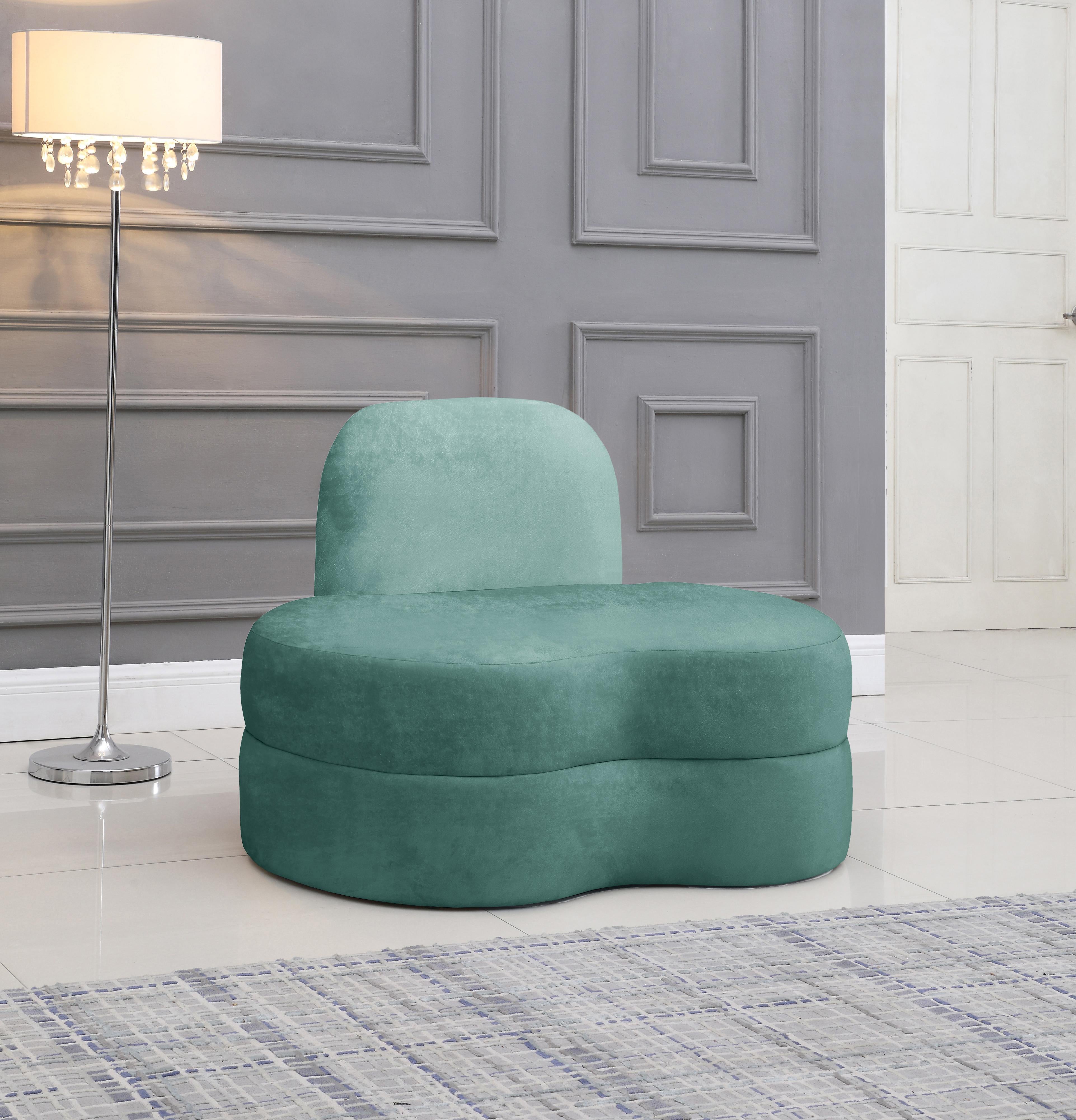 Mitzy Mint Velvet Chair - Luxury Home Furniture (MI)
