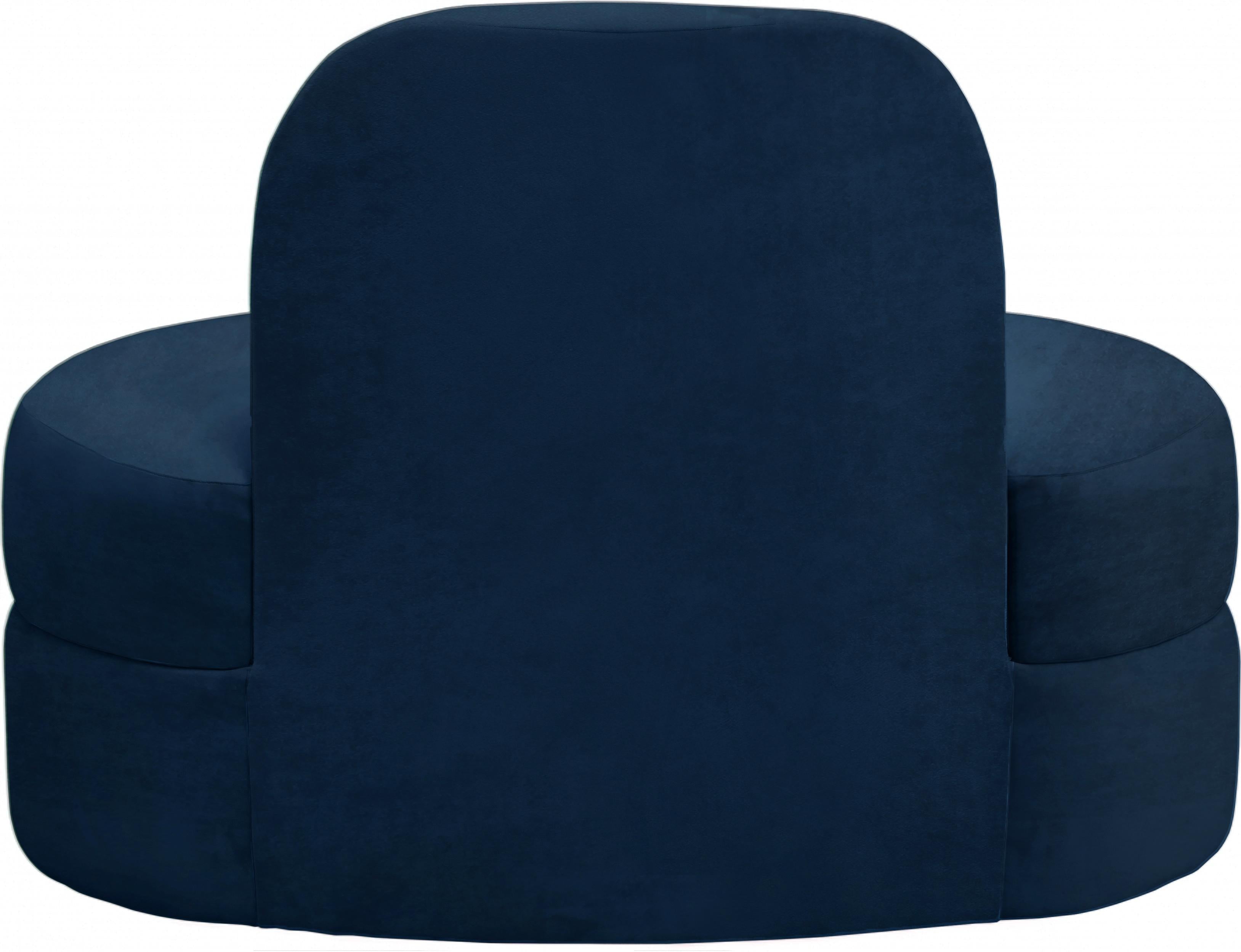Mitzy Navy Velvet Chair - Luxury Home Furniture (MI)