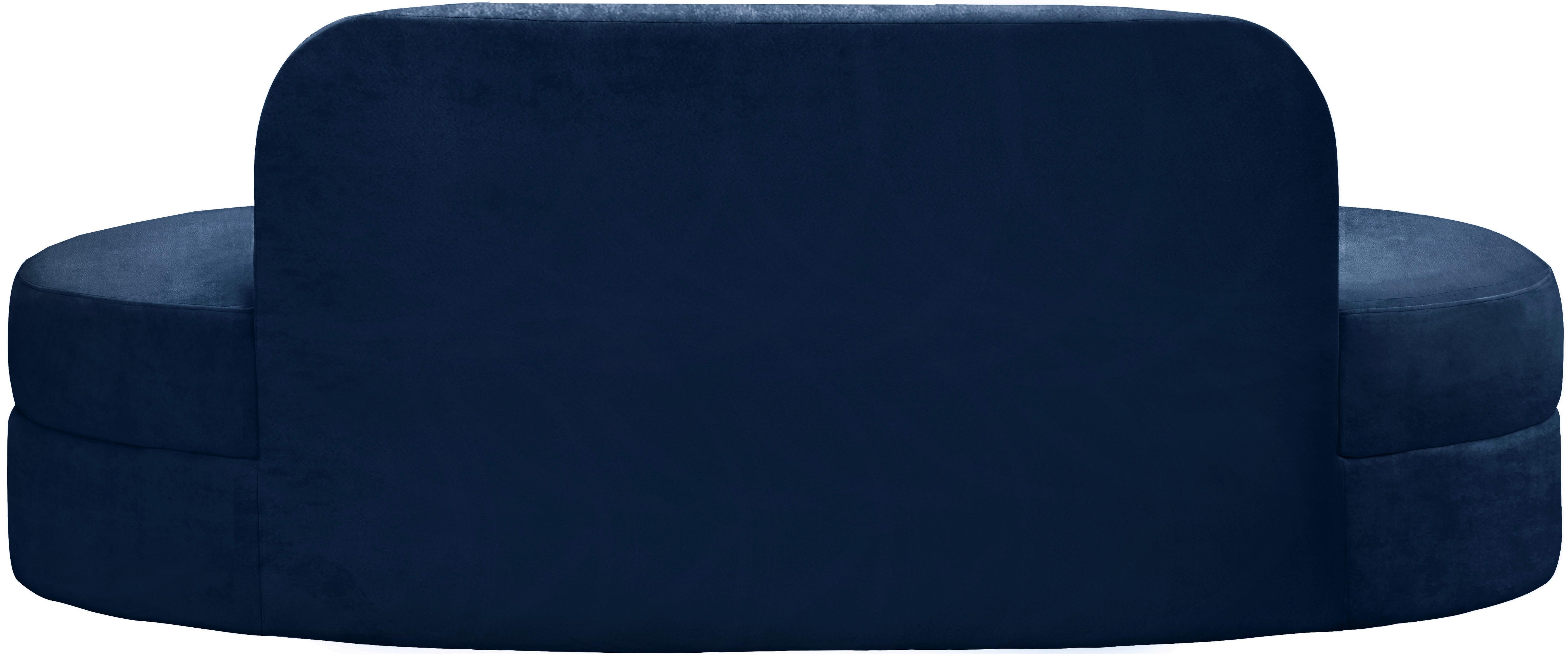 Mitzy Navy Velvet Sofa - Luxury Home Furniture (MI)