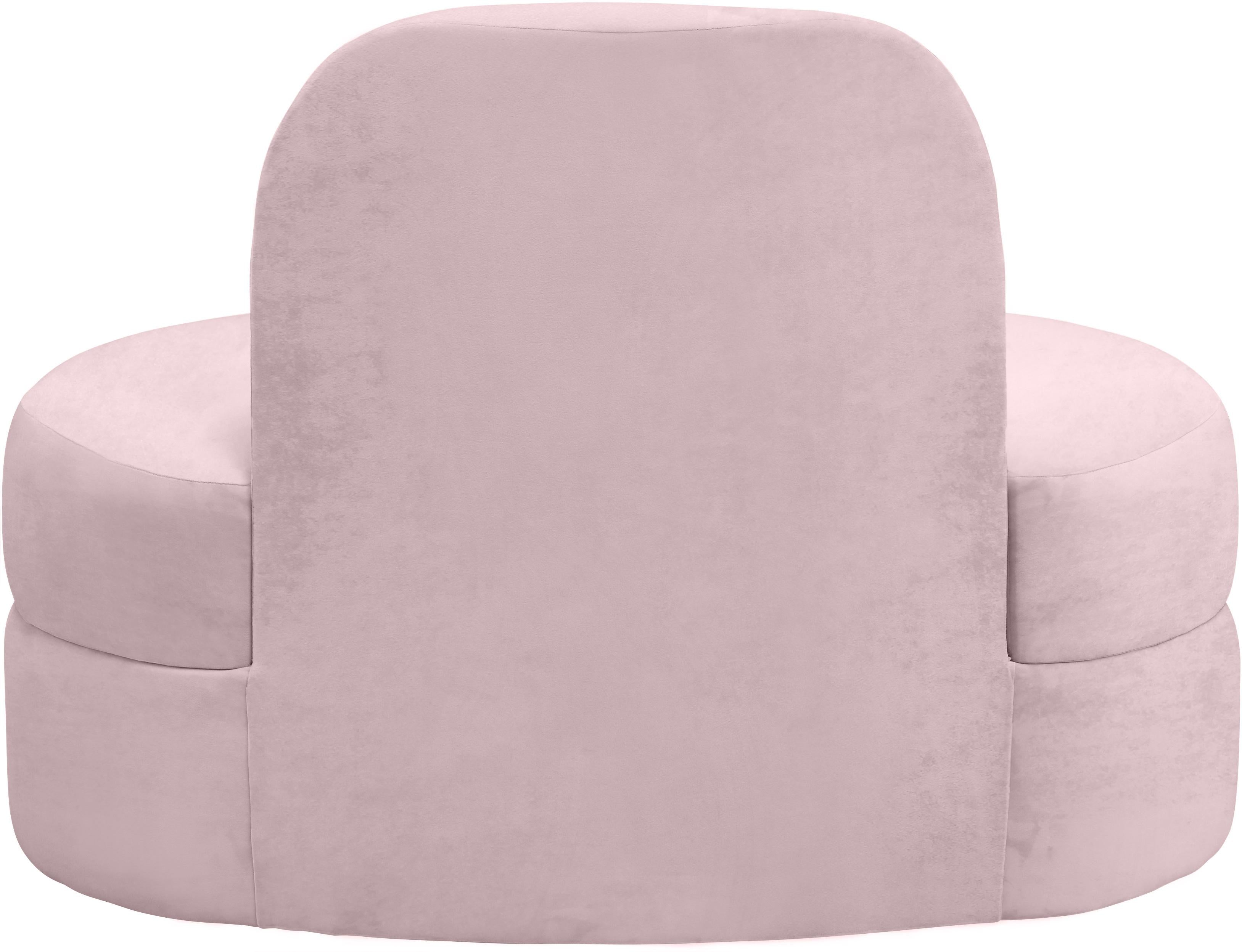 Mitzy Pink Velvet Chair - Luxury Home Furniture (MI)