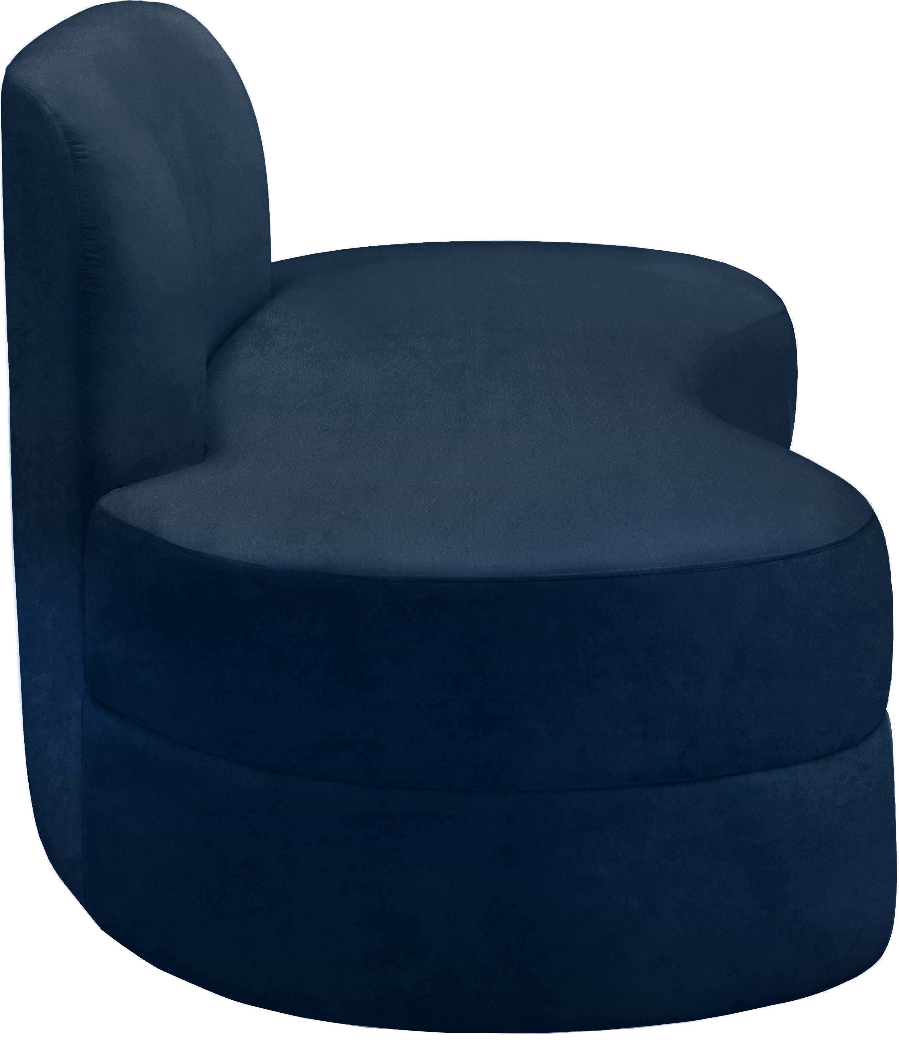 Mitzy Navy Velvet Sofa - Luxury Home Furniture (MI)