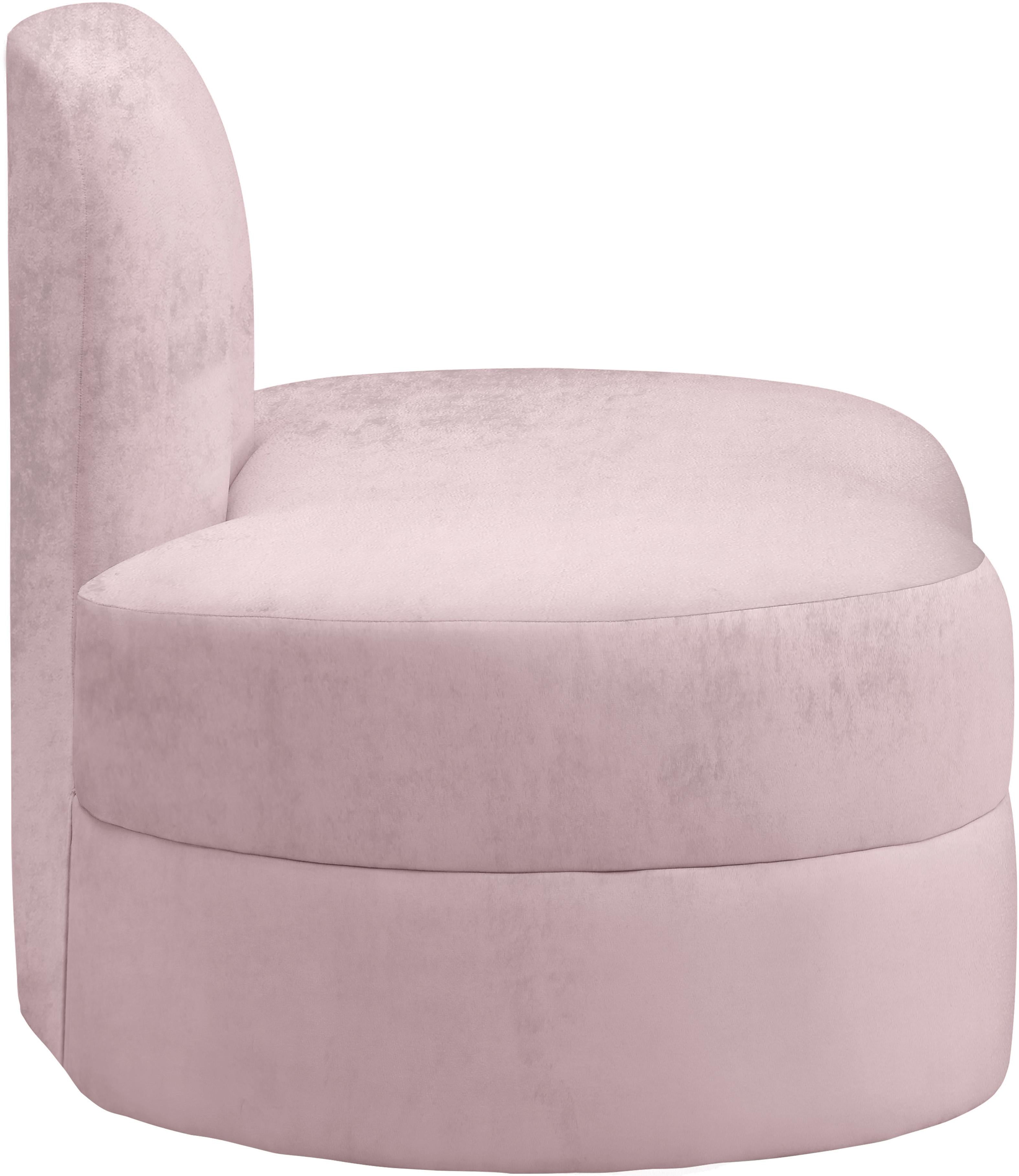 Mitzy Pink Velvet Chair - Luxury Home Furniture (MI)