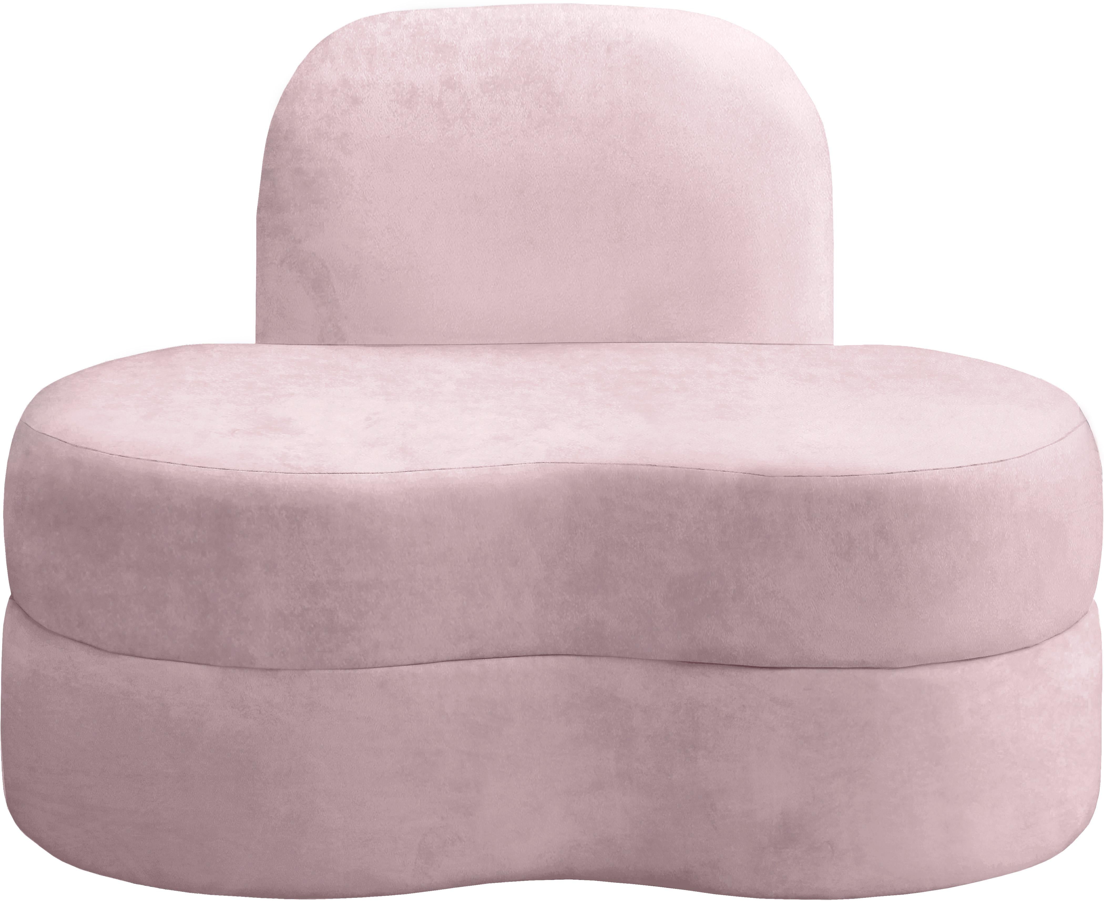 Mitzy Pink Velvet Chair - Luxury Home Furniture (MI)
