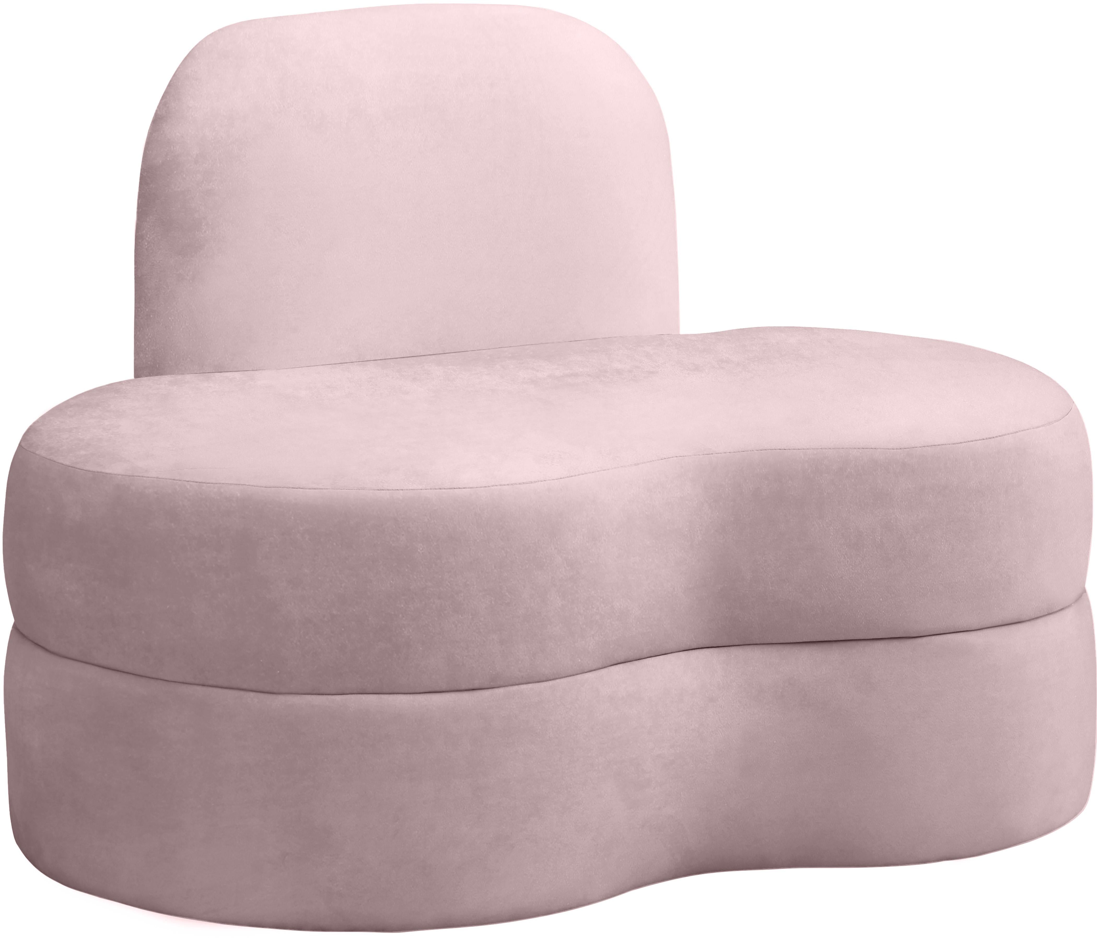 Mitzy Pink Velvet Chair