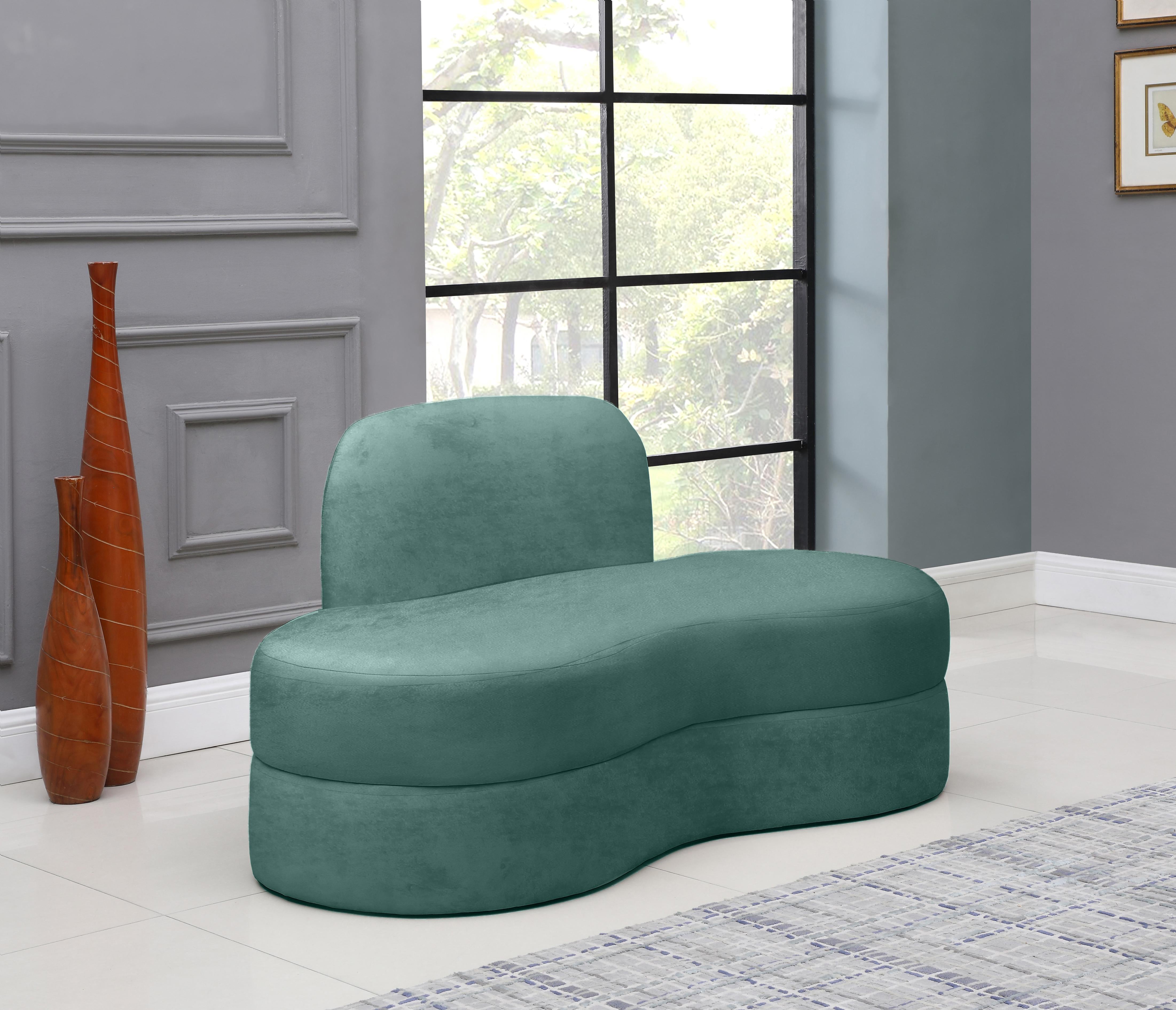 Mitzy Mint Velvet Loveseat - Luxury Home Furniture (MI)