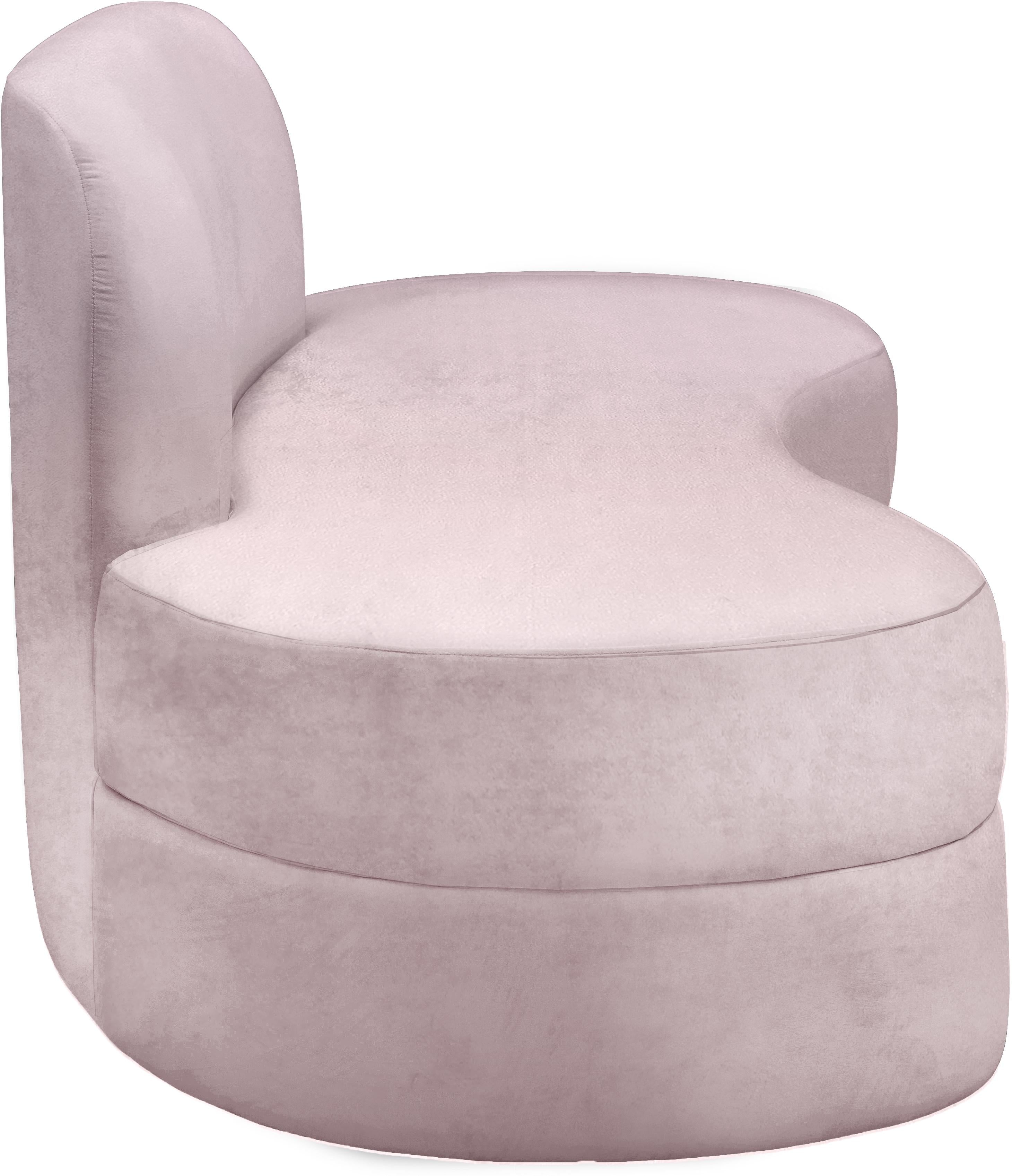 Mitzy Pink Velvet Sofa - Luxury Home Furniture (MI)