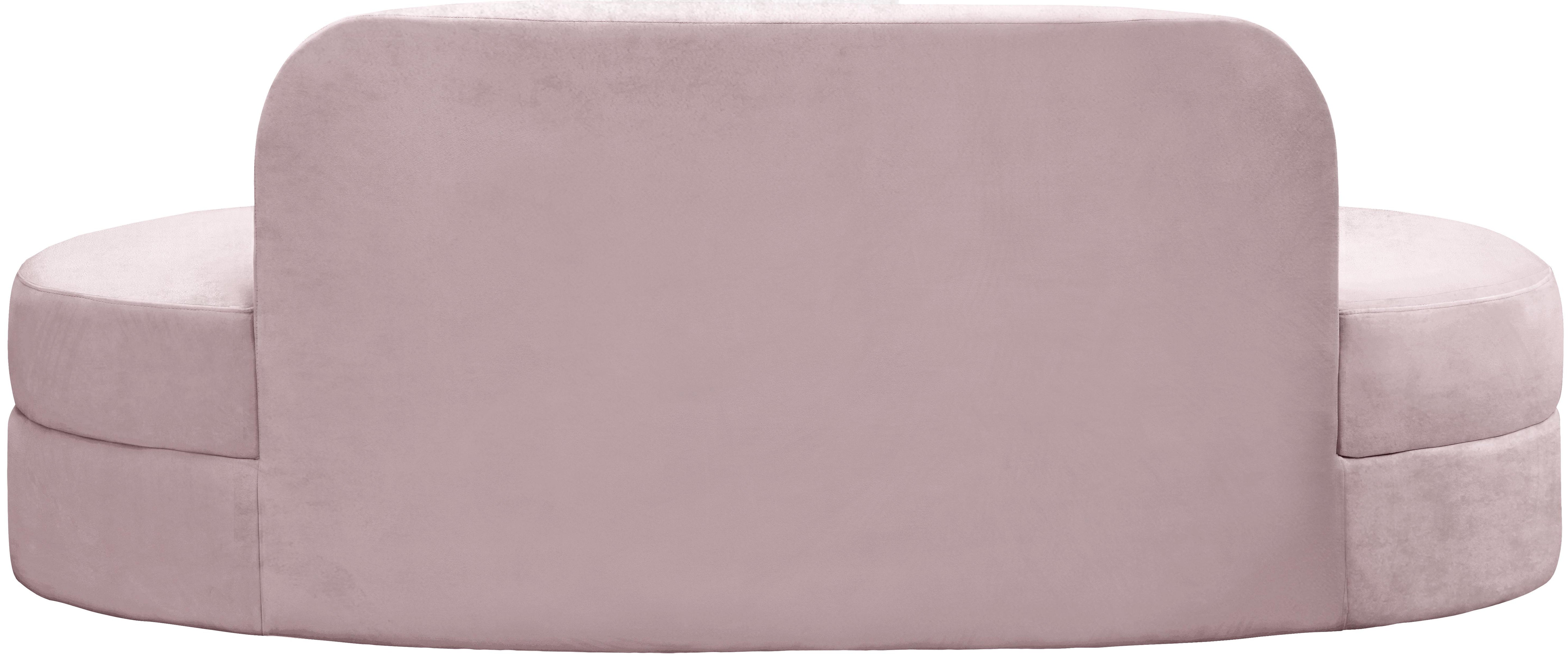 Mitzy Pink Velvet Sofa - Luxury Home Furniture (MI)