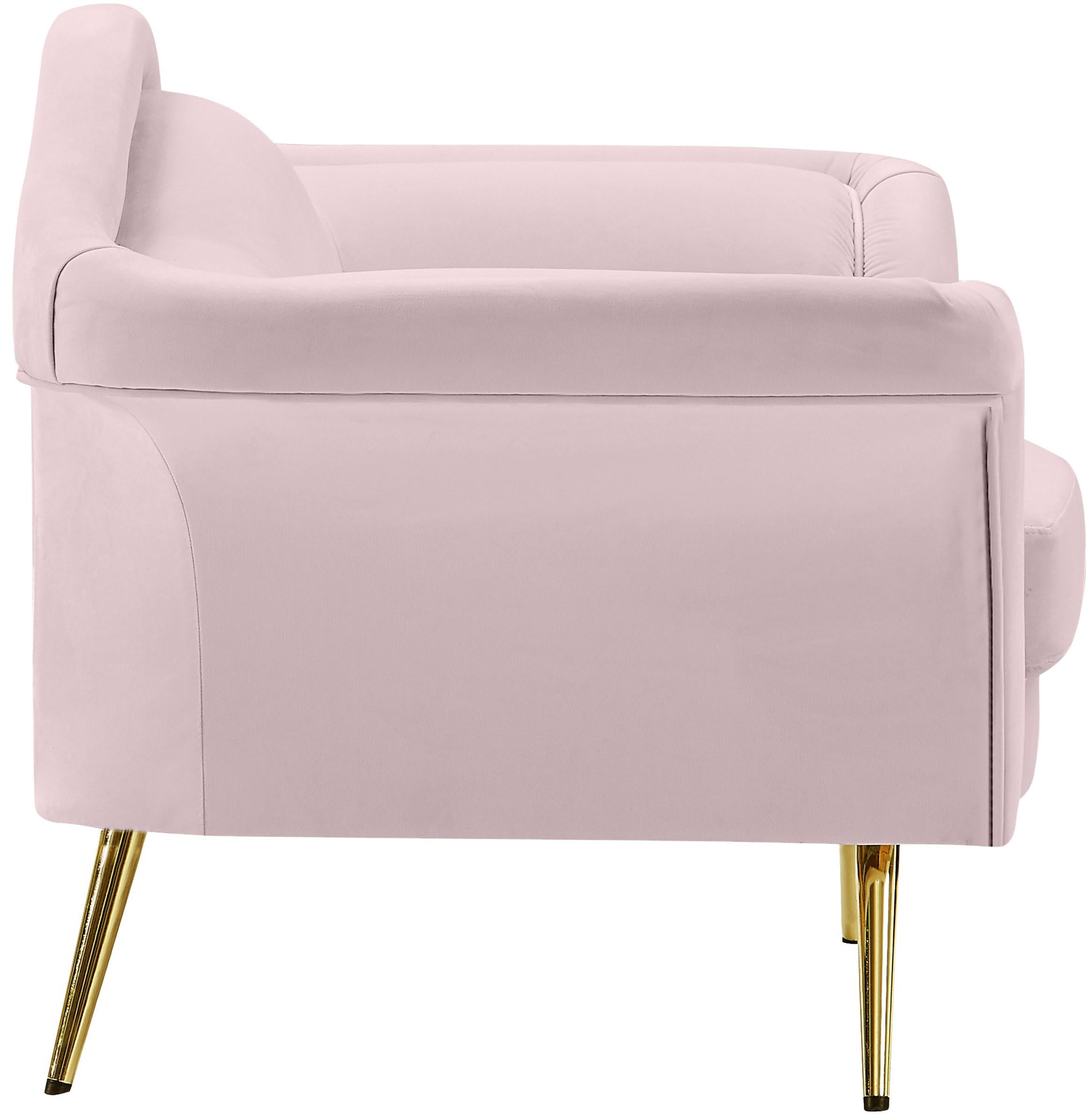 Lips Pink Velvet Chair - Luxury Home Furniture (MI)