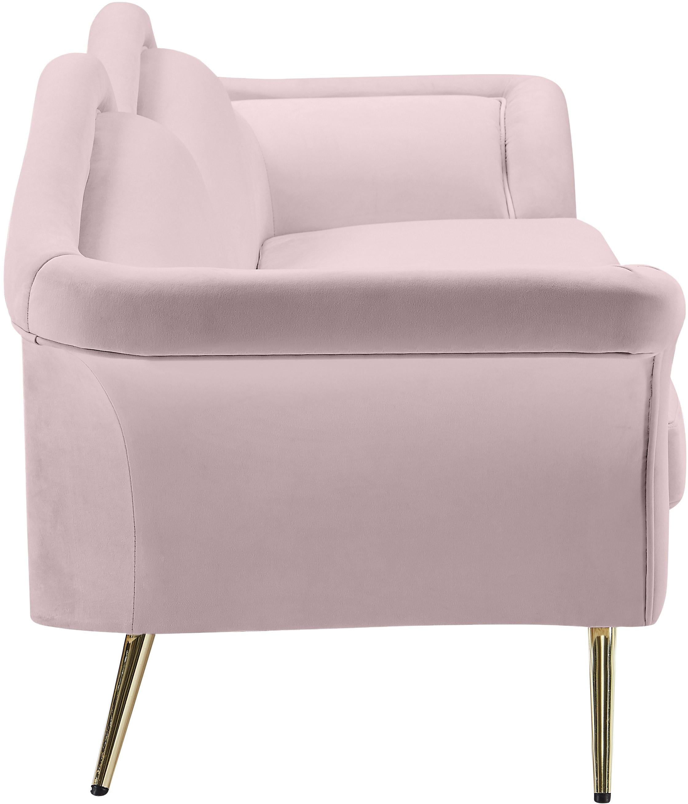 Lips Pink Velvet Sofa - Luxury Home Furniture (MI)