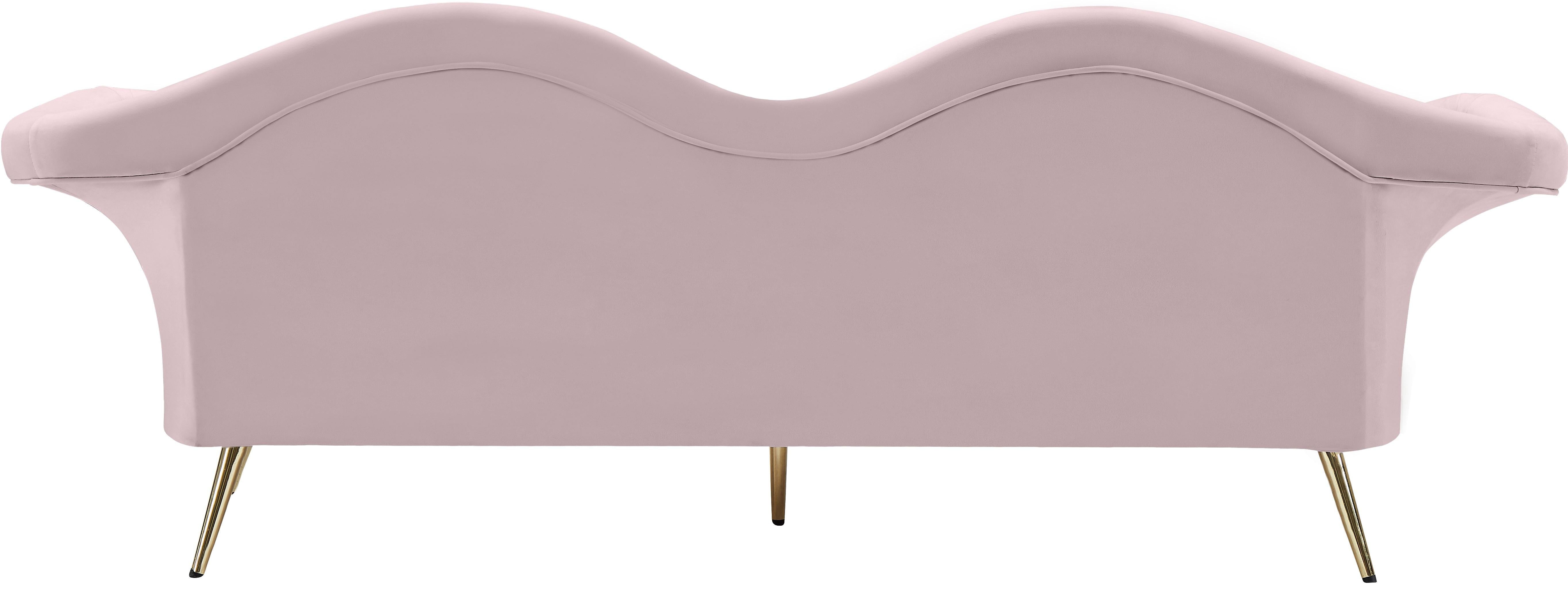 Lips Pink Velvet Sofa - Luxury Home Furniture (MI)