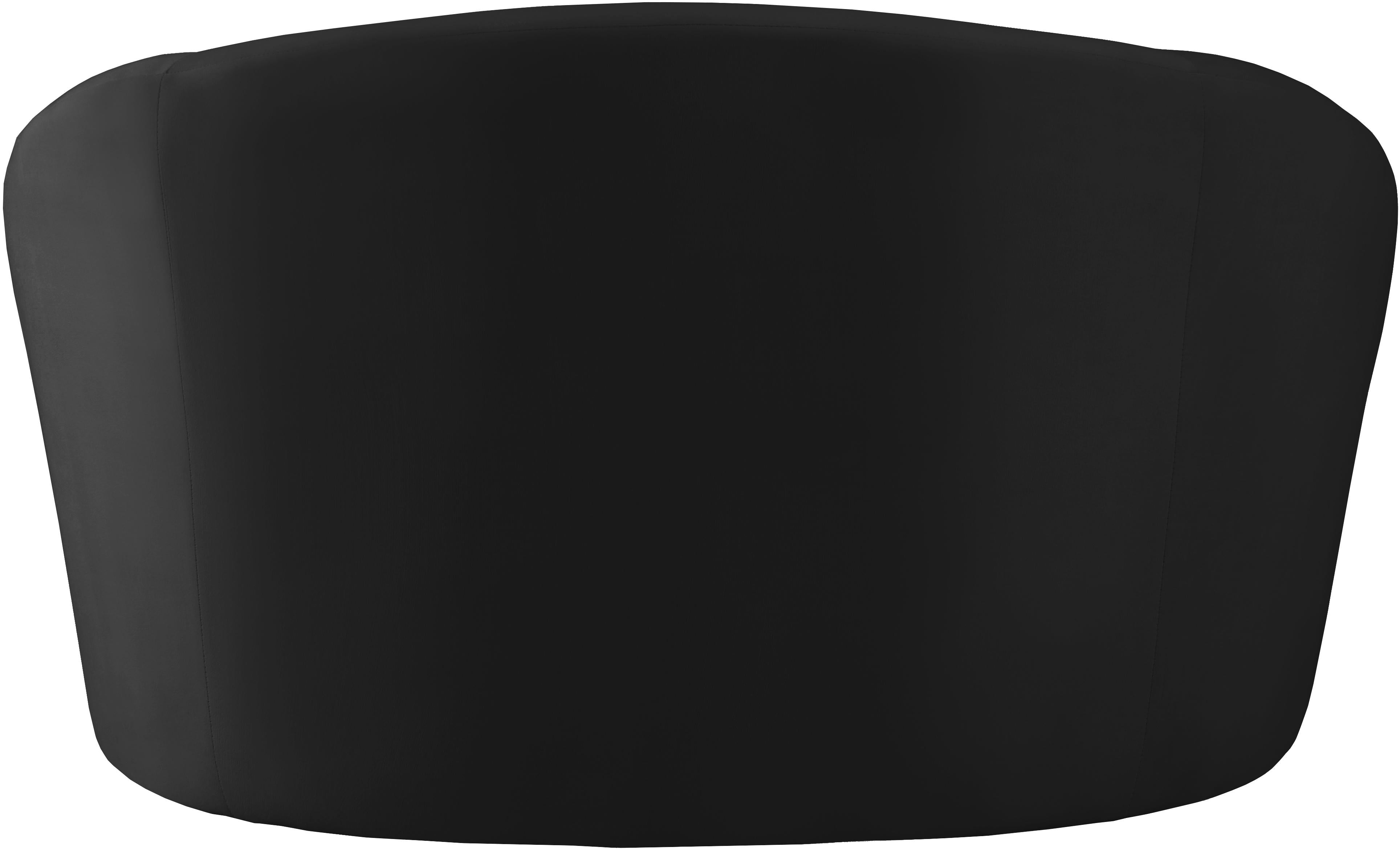 Riley Black Velvet Chair - Luxury Home Furniture (MI)