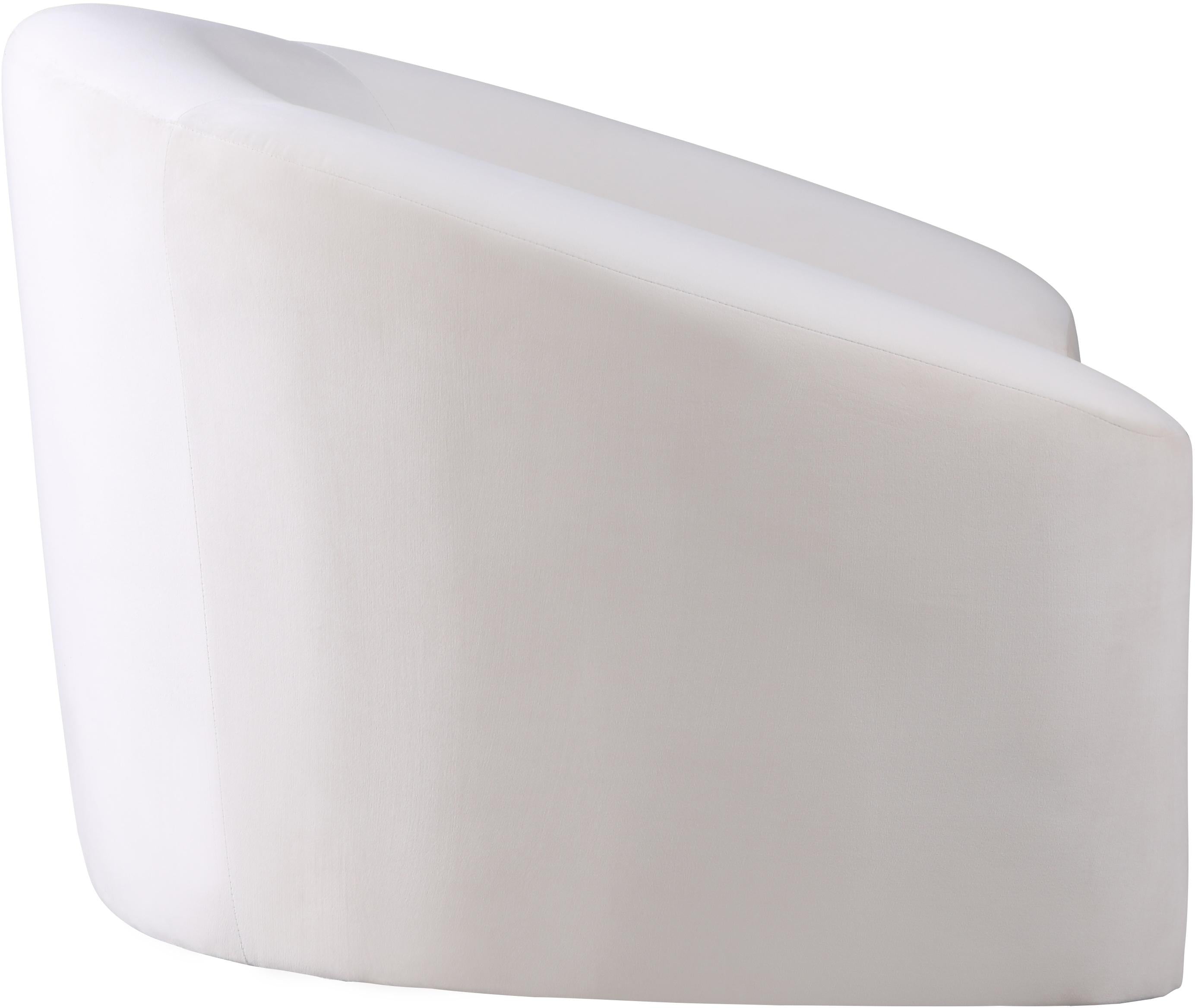 Riley Cream Velvet Chair - Luxury Home Furniture (MI)
