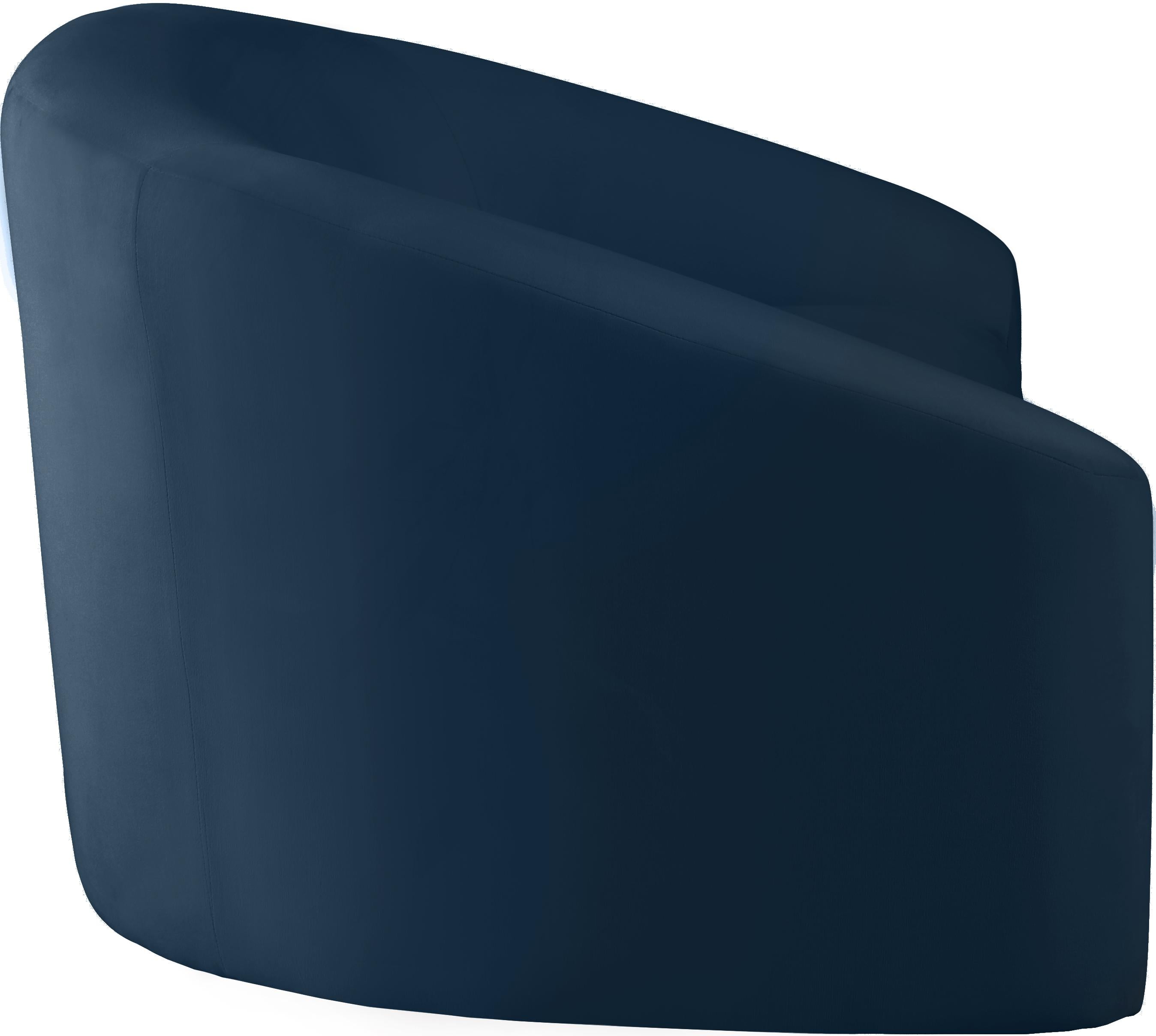 Riley Navy Velvet Sofa - Luxury Home Furniture (MI)