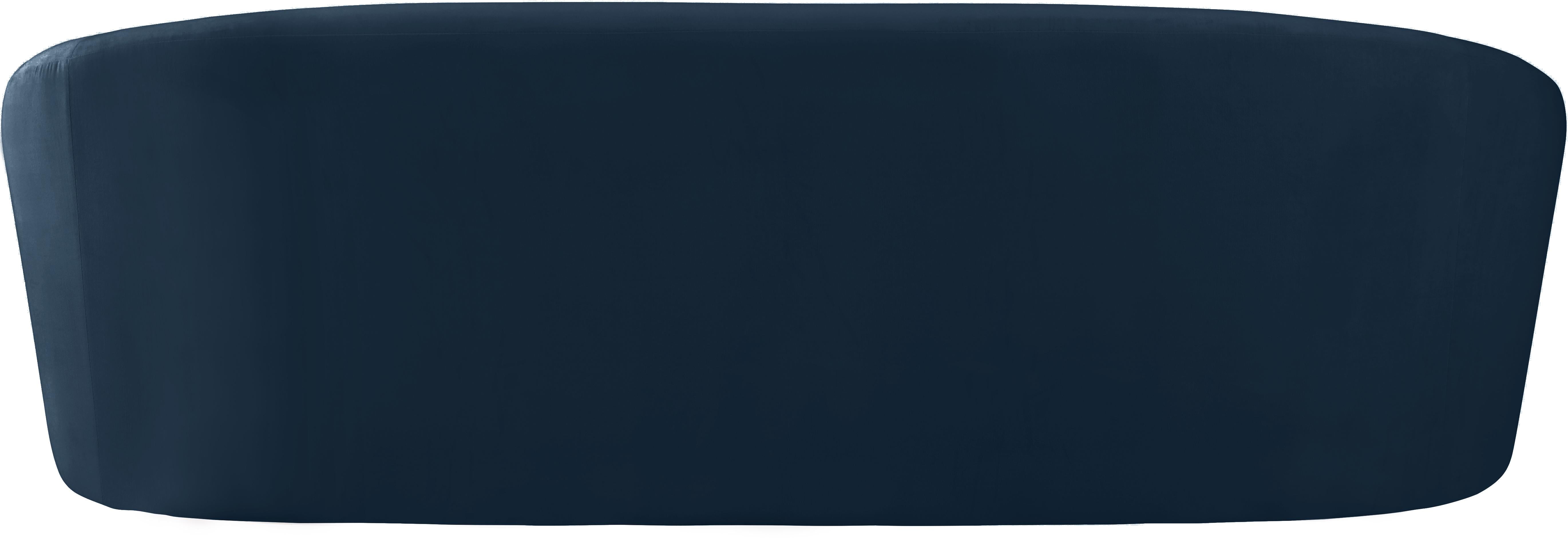 Riley Navy Velvet Sofa - Luxury Home Furniture (MI)