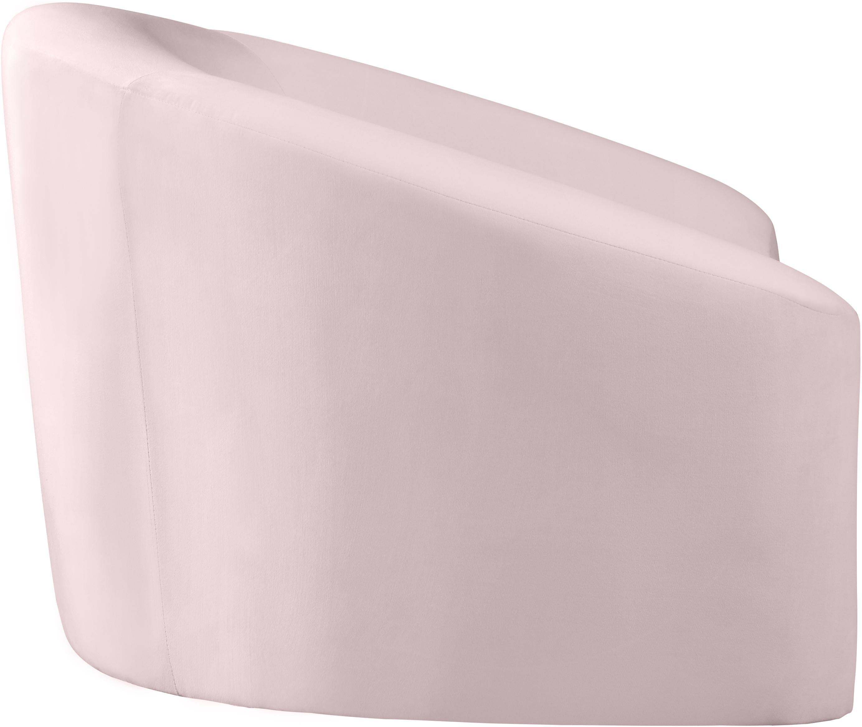 Riley Pink Velvet Chair - Luxury Home Furniture (MI)