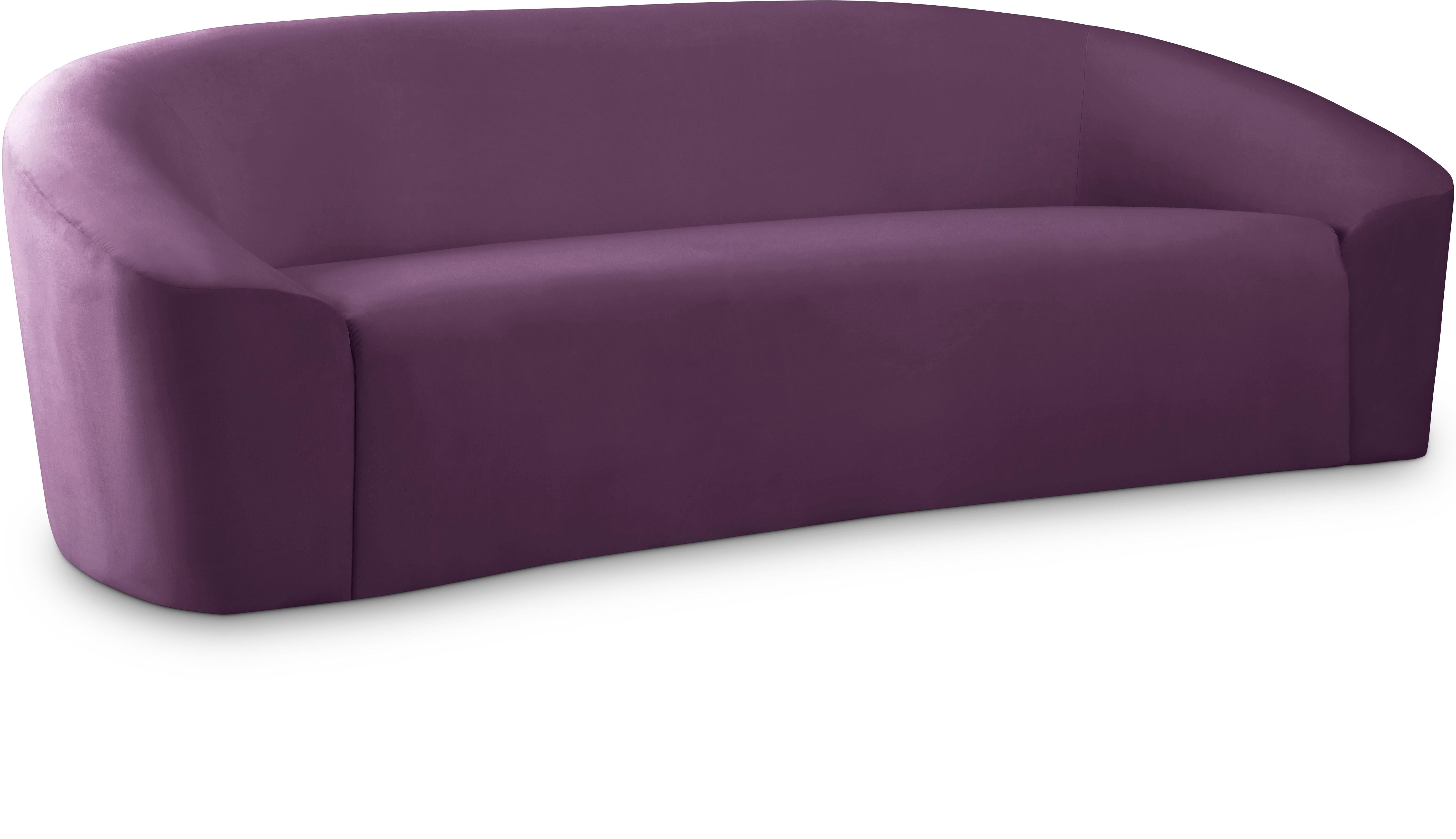 Riley Purple Velvet Sofa - Luxury Home Furniture (MI)