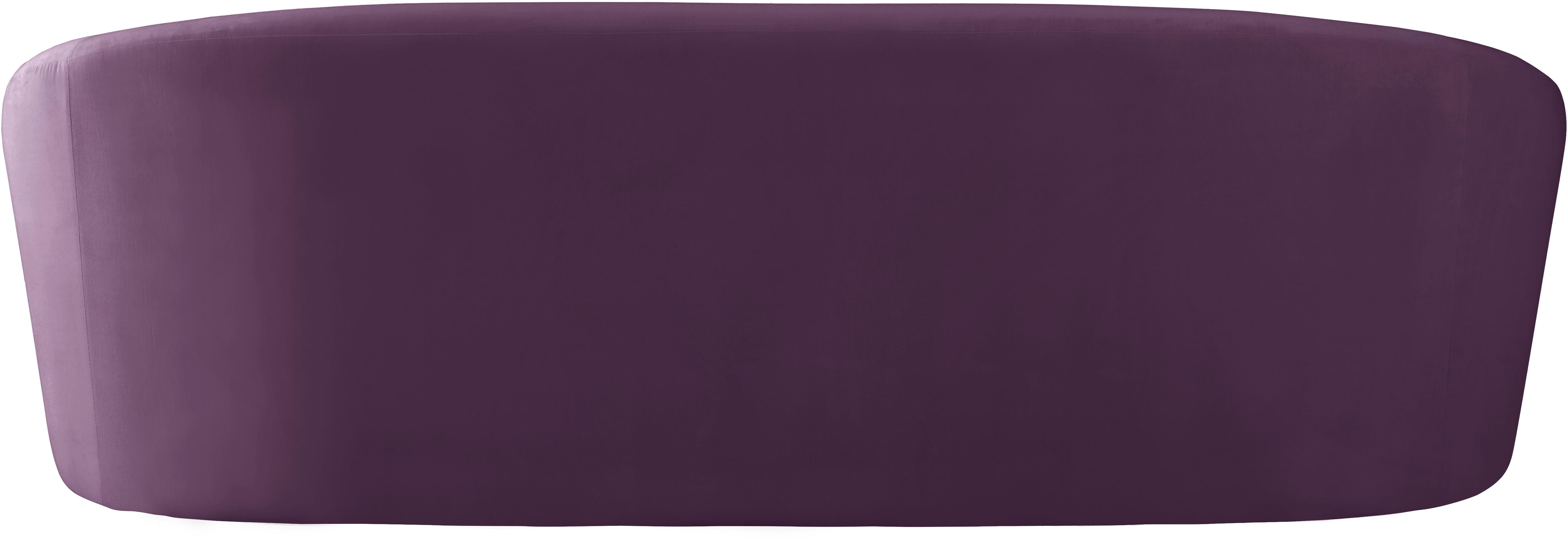 Riley Purple Velvet Sofa - Luxury Home Furniture (MI)