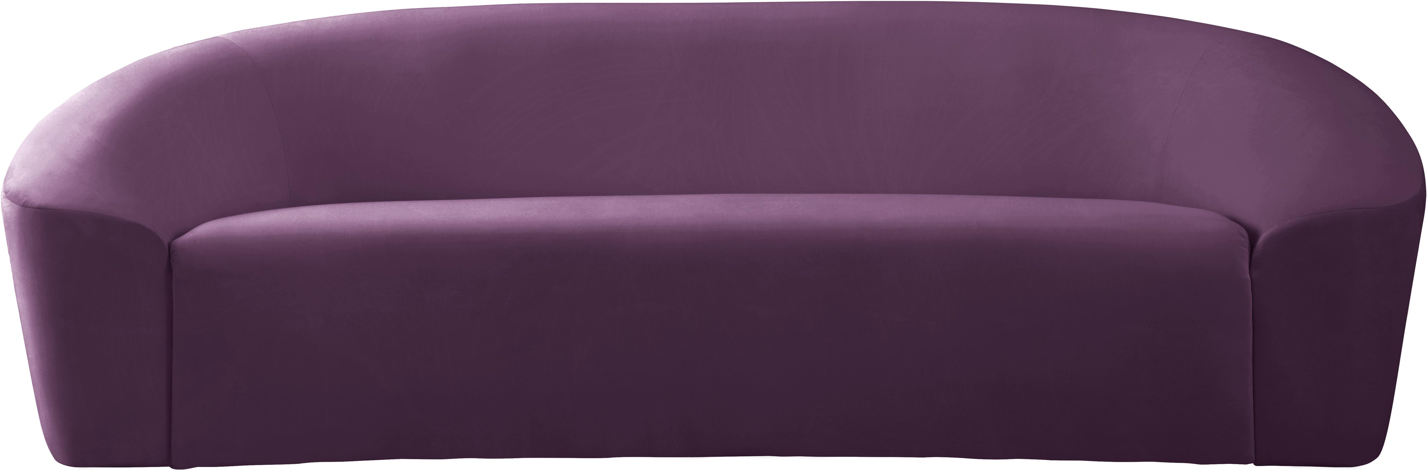 Riley Purple Velvet Sofa - Luxury Home Furniture (MI)